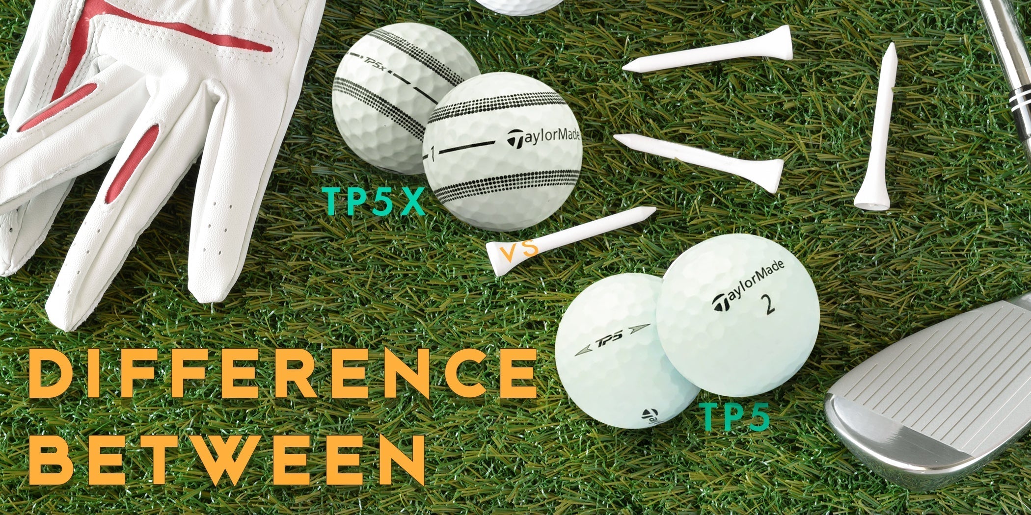 What's the difference between the Taylormade TP5 vs the TP5x?