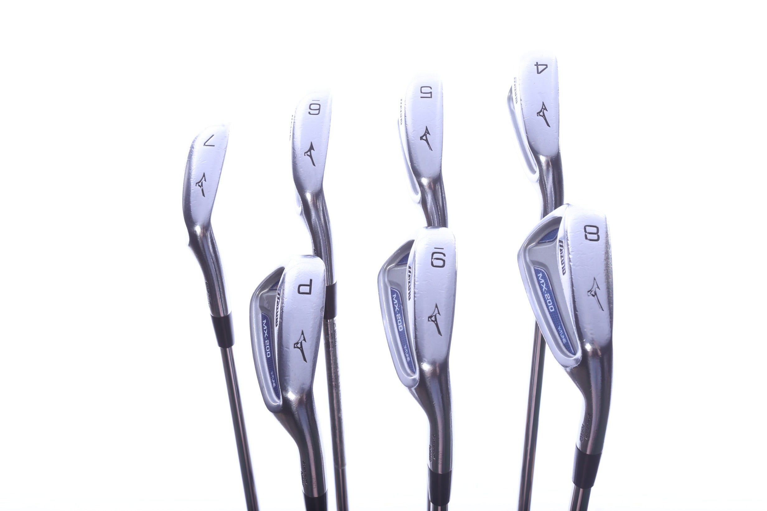 Used Mizuno MX 200 Iron Set - Right-Handed - 4-PW - Stiff Flex