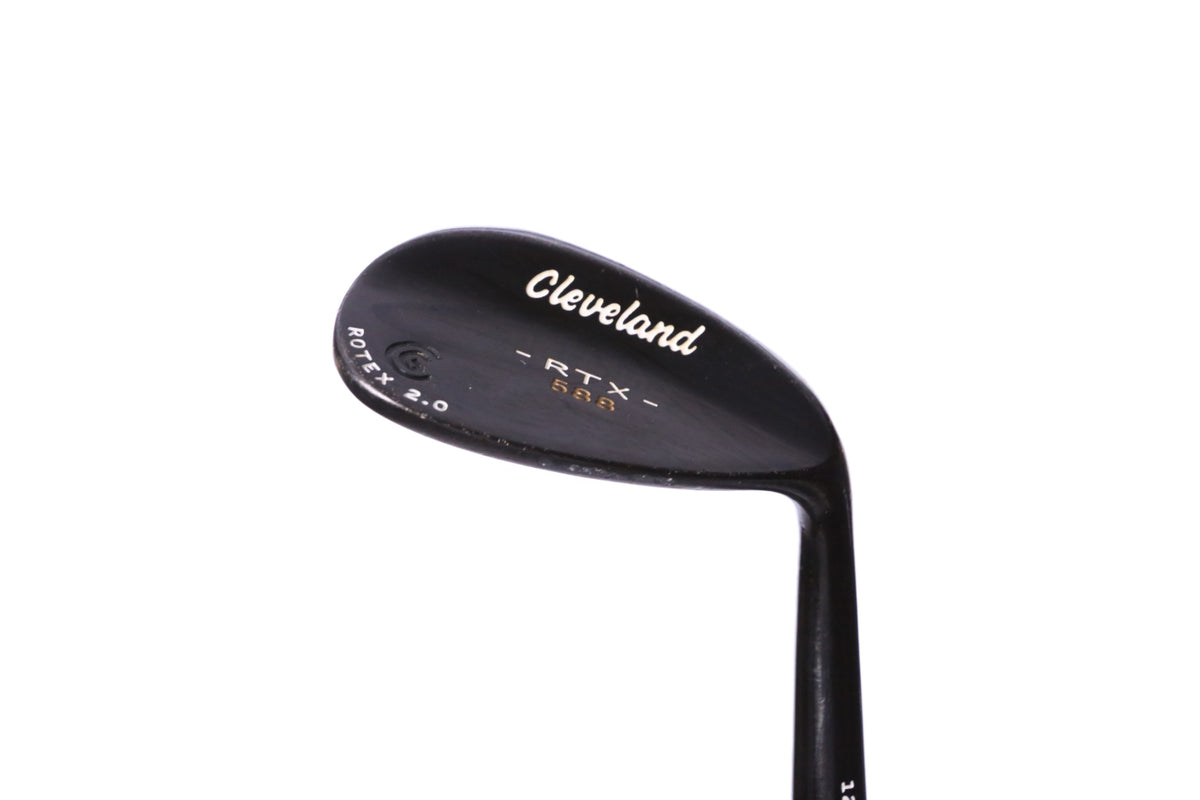 Used Cleveland 588 RTX 2.0 Black Satin Sand Wedge - Right-Handed - 56 Degrees - Wedge Flex