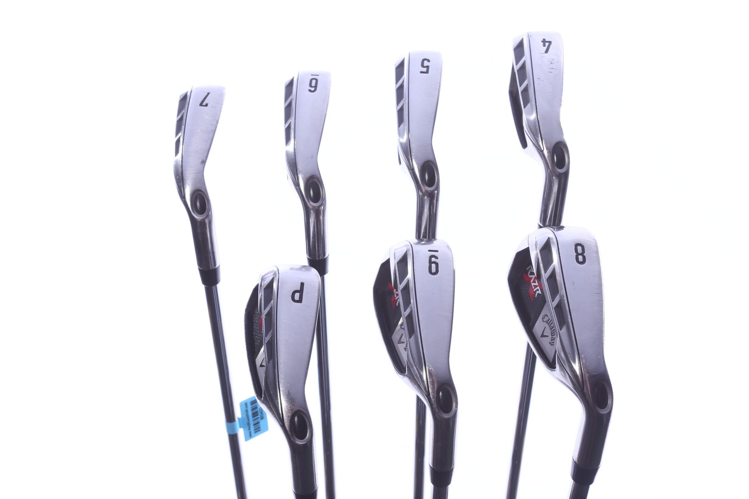 Used Callaway RAZR X Combo Iron Set - Right-Handed - 4-PW - Uniflex Flex