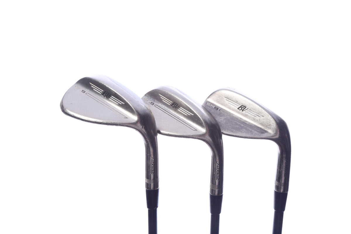 Used Titleist Vokey SM9 Tour Chrome Wedge Set - Right-Handed - 50*, 54*, 58* - Regular Flex