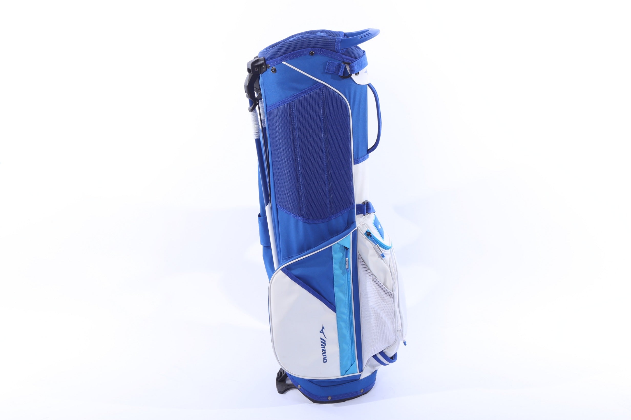 Used Mizuno 2022 BR-D3 Multicolor Stand Bag - 4-Way - 6 Pockets - Rain Cover Included-Next Round