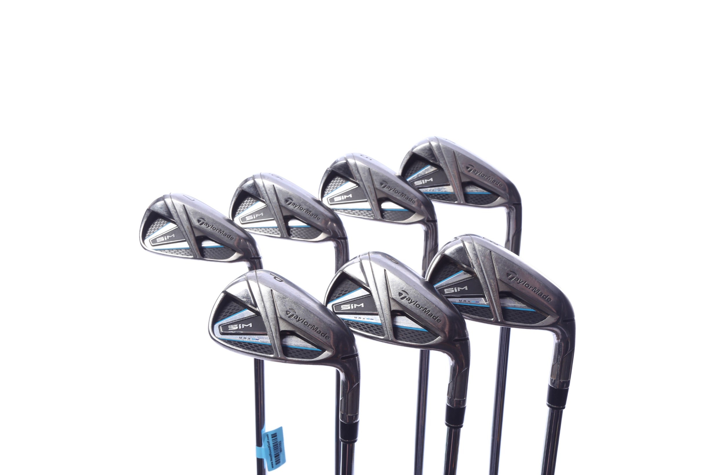 Used TaylorMade SIM MAX Iron Set - Right-Handed - 4-PW - Stiff Flex