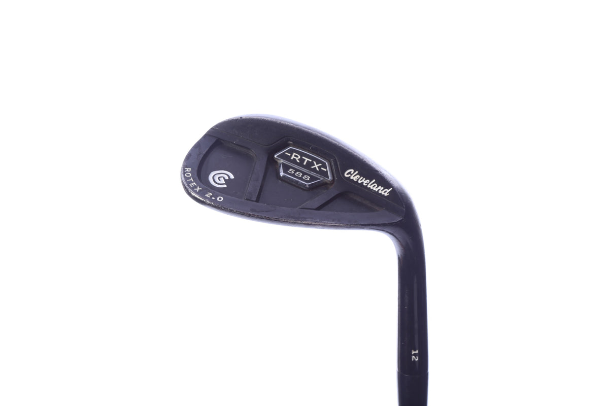 Used Cleveland 588 RTX 2.0 Black Satin Lob Wedge - Right-Handed - 60 Degrees - Wedge Flex