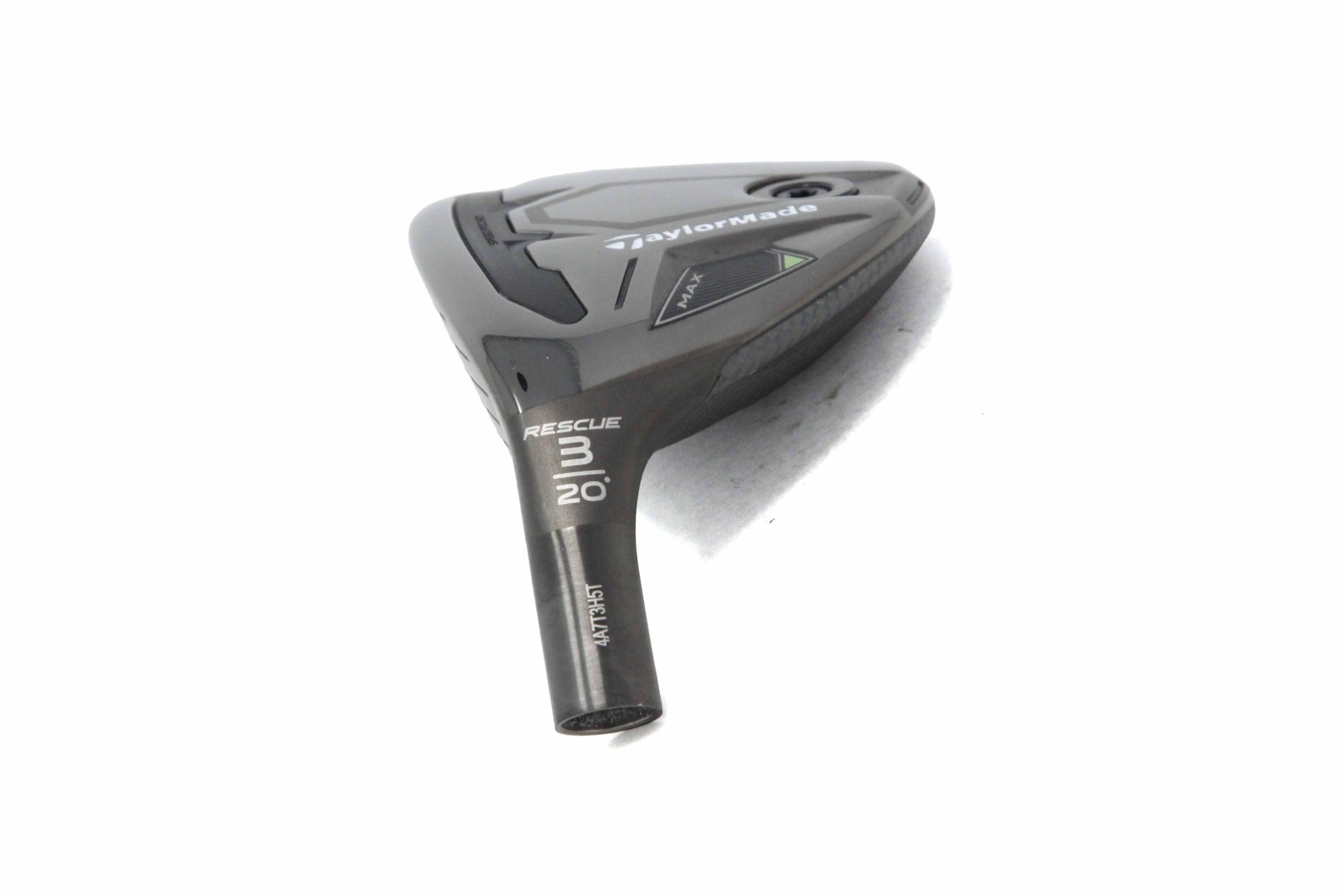 Used TaylorMade Qi35 MAX Rescue 3H - HEAD ONLY - Left-Handed - 20 Degrees