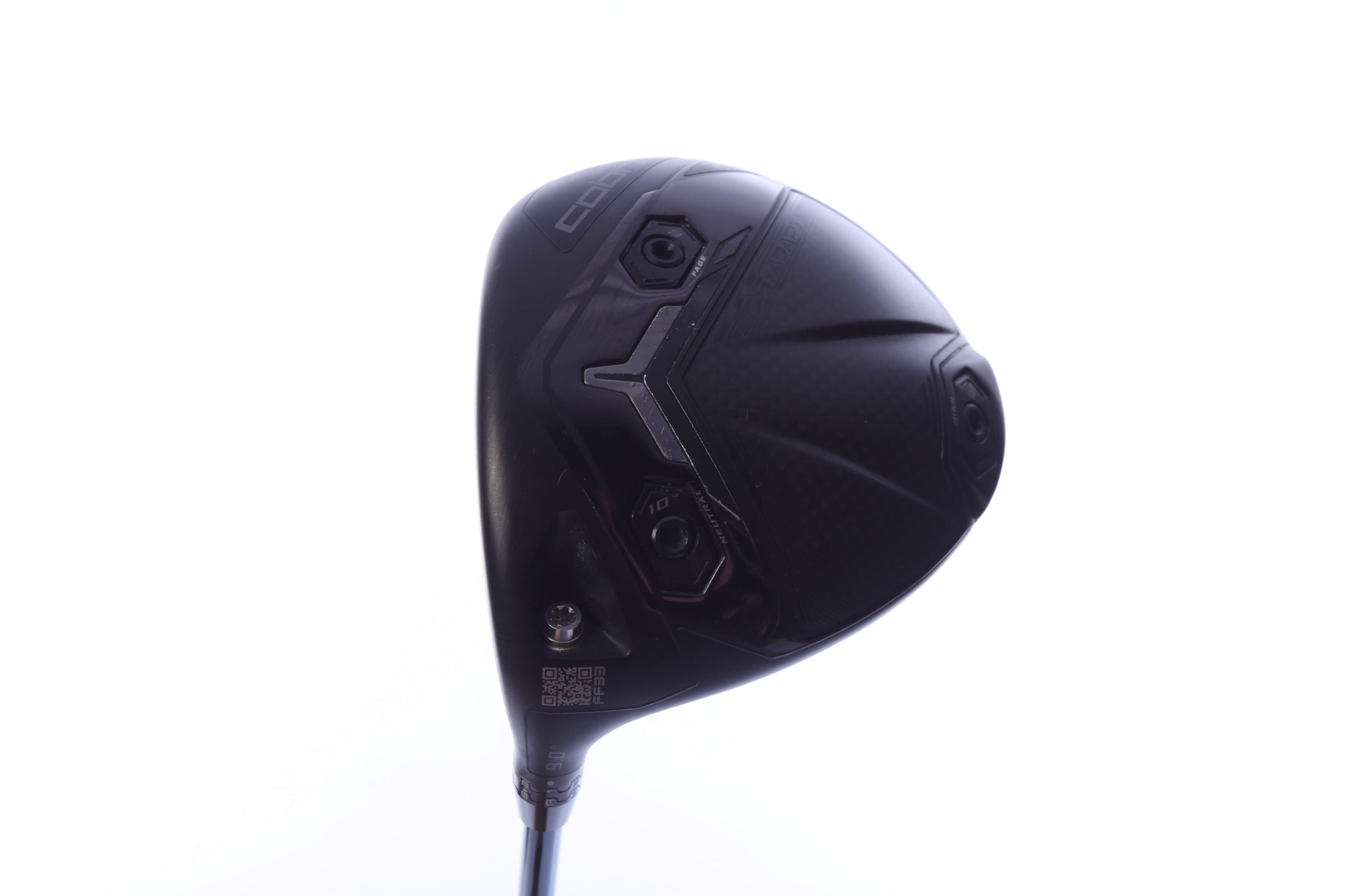 Used Cobra DS-ADAPT LS Driver - 9 Degrees - Stiff Flex UST Mamiya LIN-Q M40X White - Left-Handed