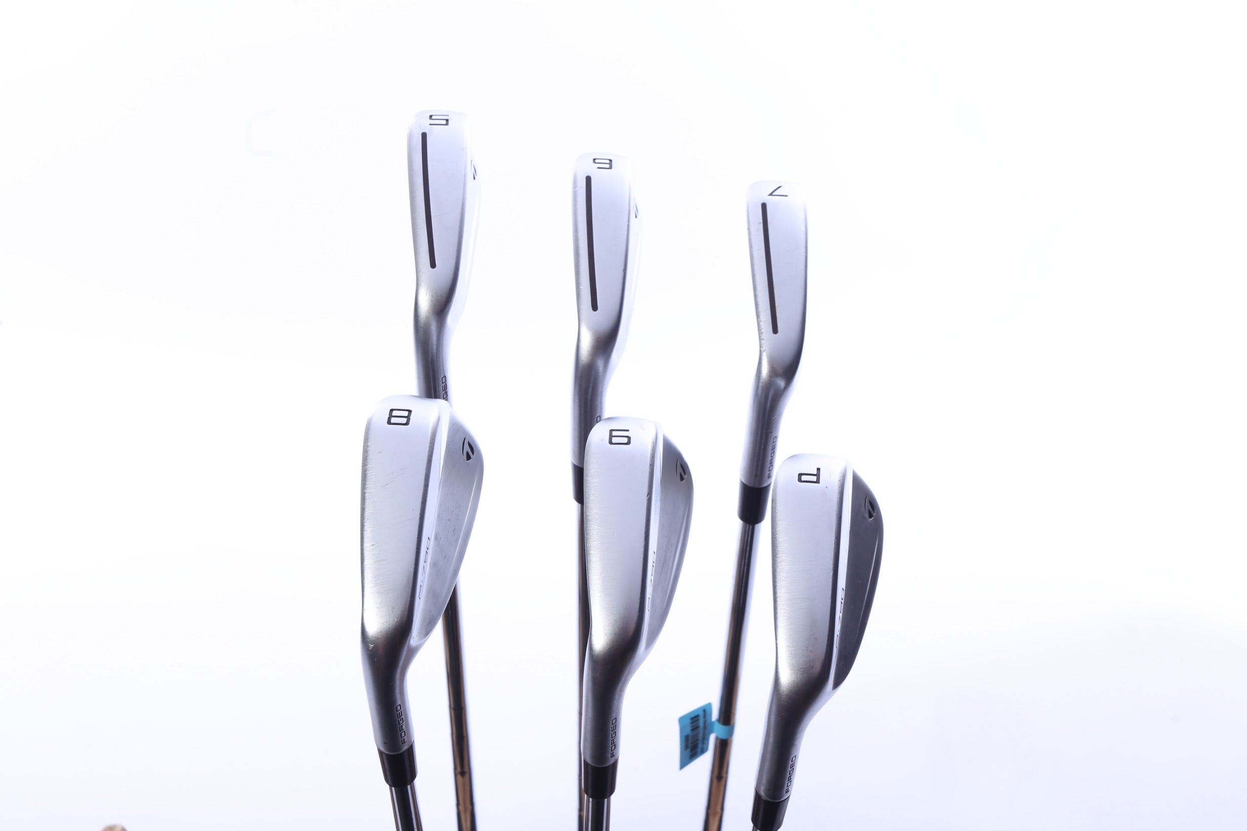 Used TaylorMade 2021 P790 Iron Set - Left-Handed - 5-PW - Stiff Flex