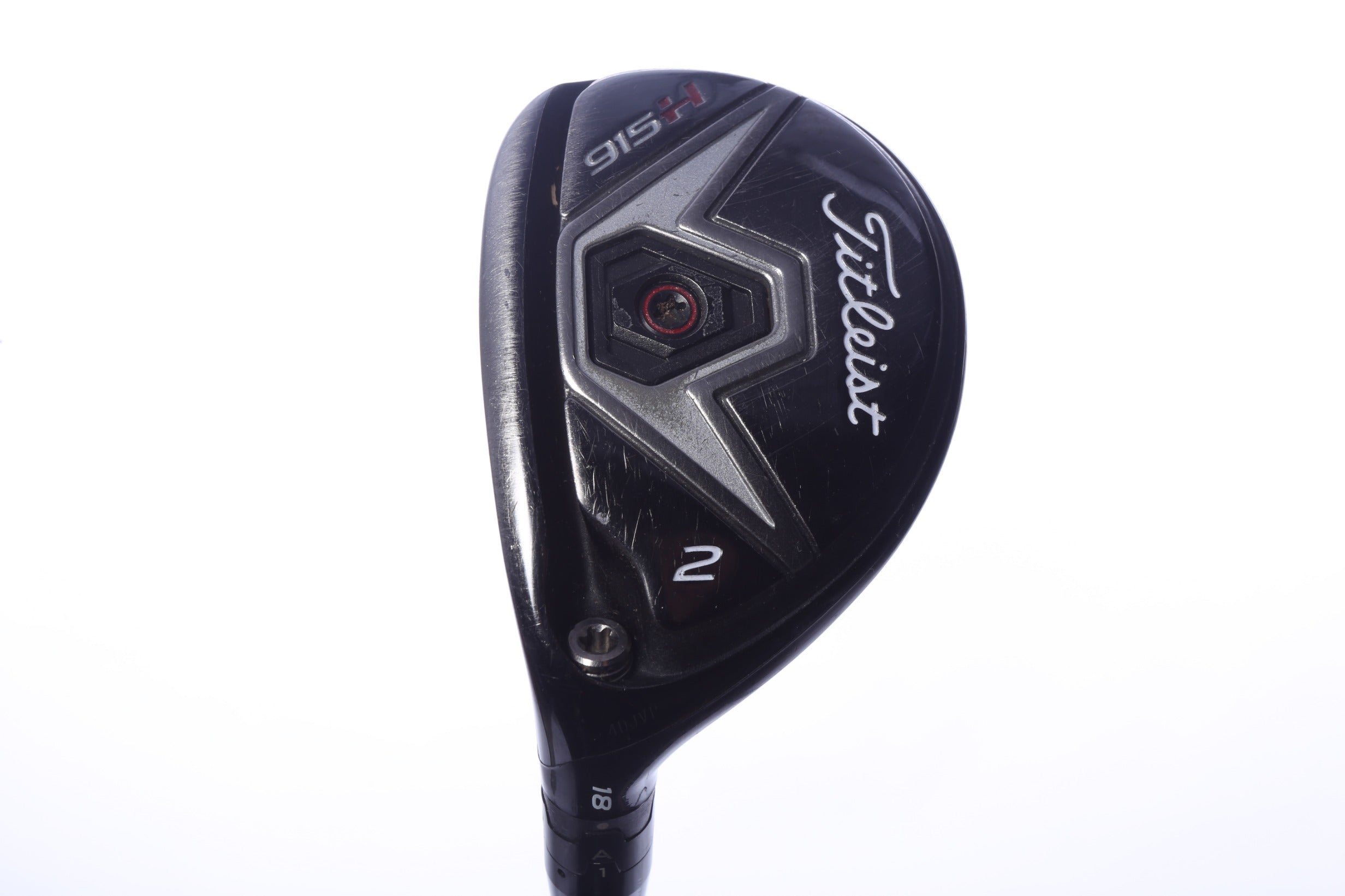 Used Titleist 915 H 2H Hybrid - Left-Handed - 18 Degrees - Stiff Flex-Next Round