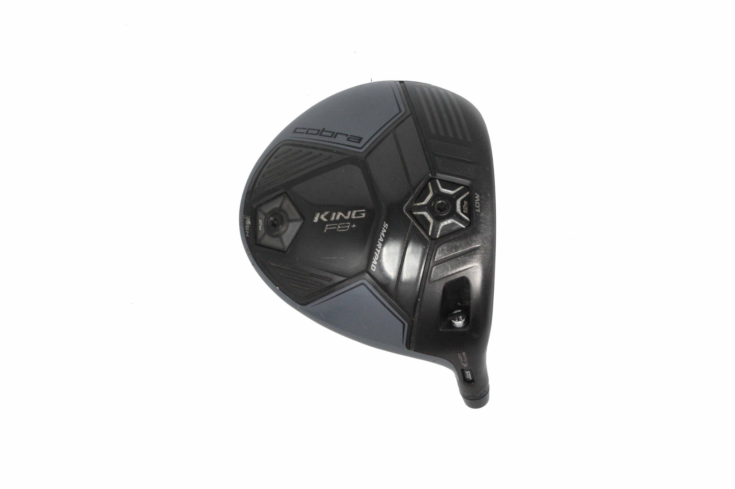 Used Cobra King F8+ Black Driver - HEAD ONLY - Right-Handed - 10.5 Degrees