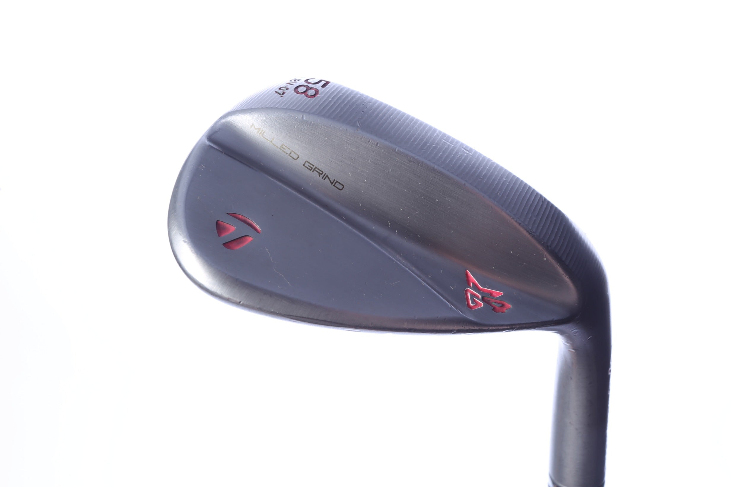 Used TaylorMade Milled Grind 4 Raw Lob Wedge - Right-Handed - 58 Degrees - Stiff Flex