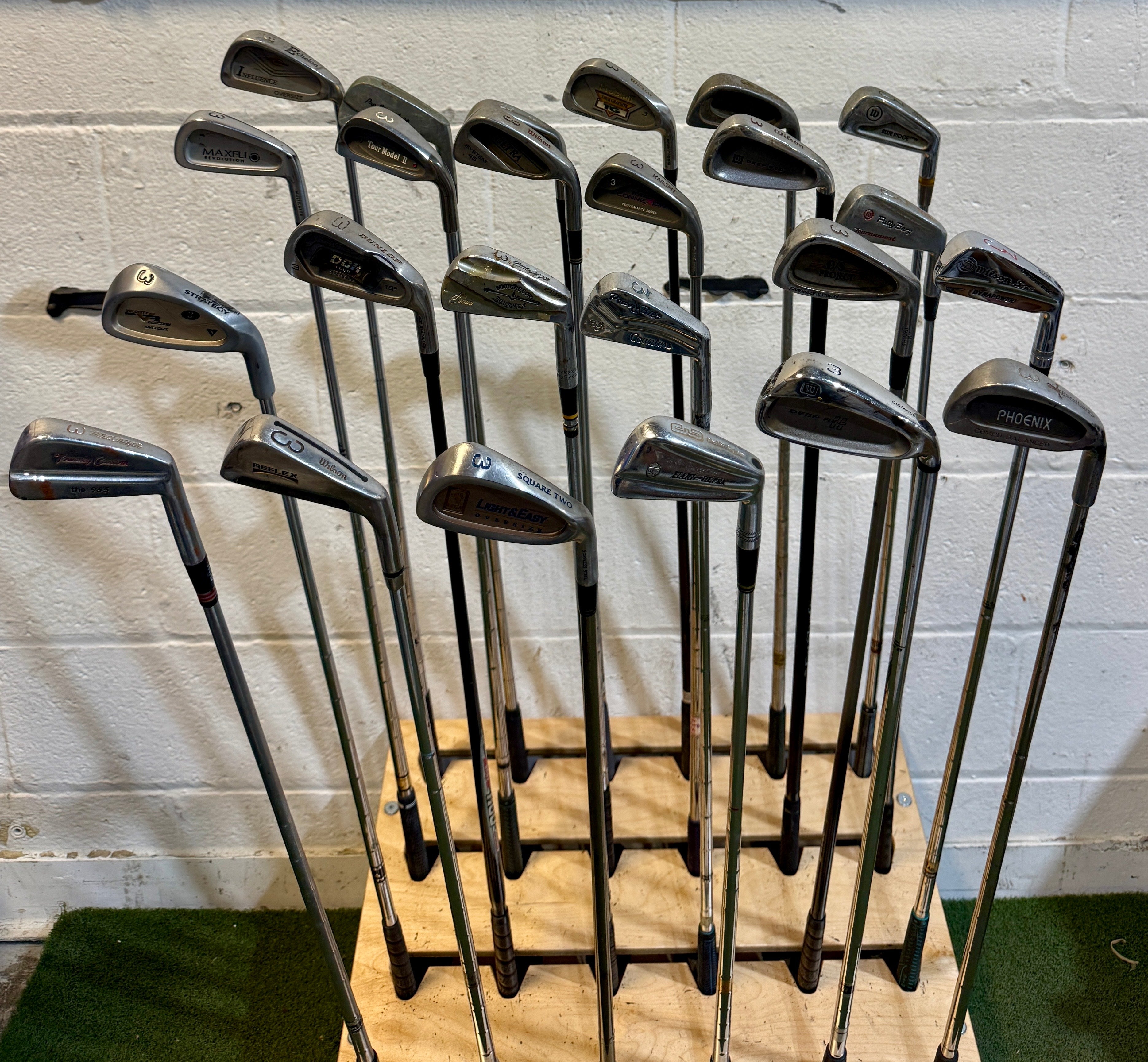 Wholesale Lot of 45 Golf Clubs - Assorted Single Irons-Next Round