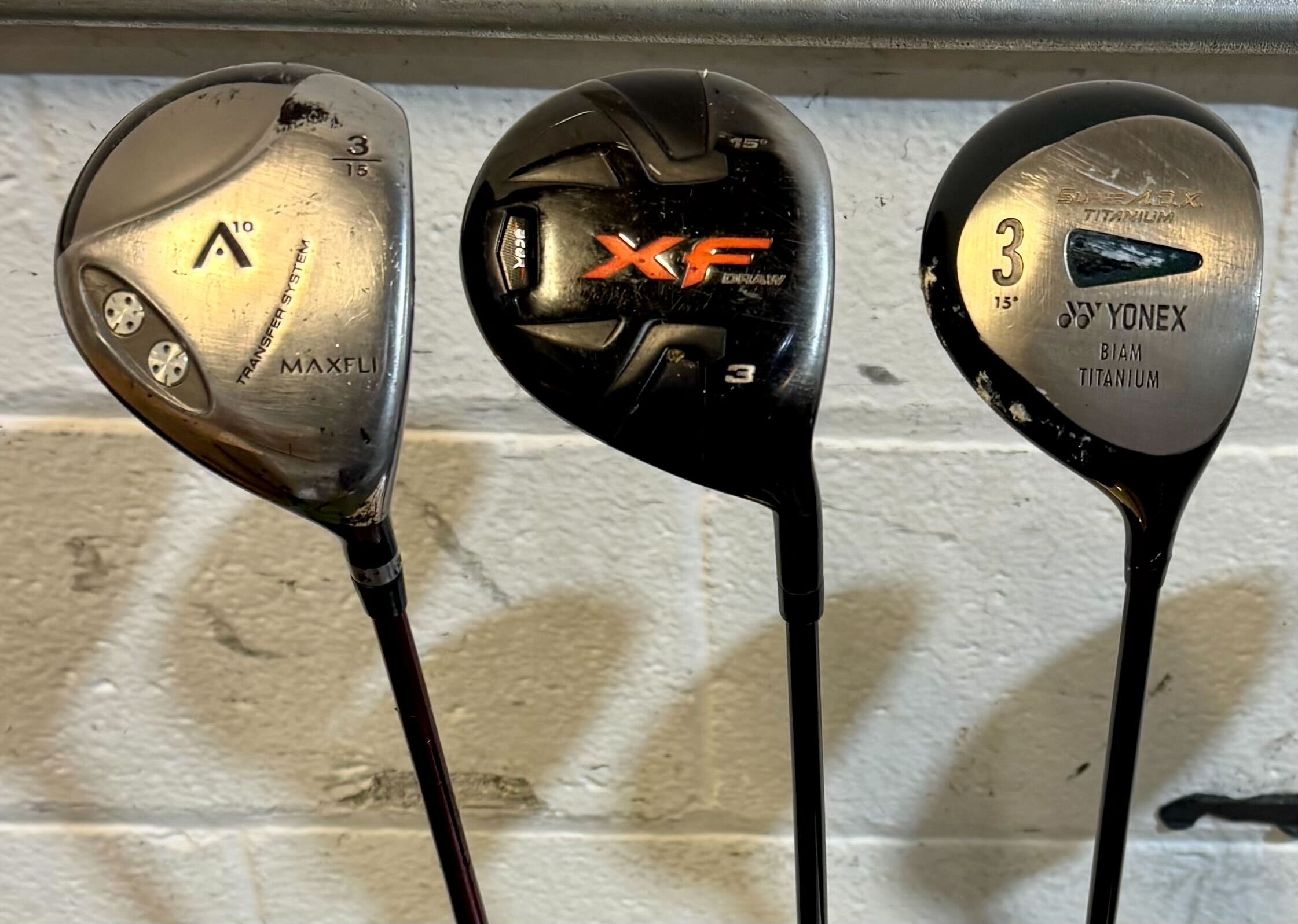 Wholesale Lot of 30 Golf Clubs - Assorted Fairway Woods - RH/LH - Mixed Flexes