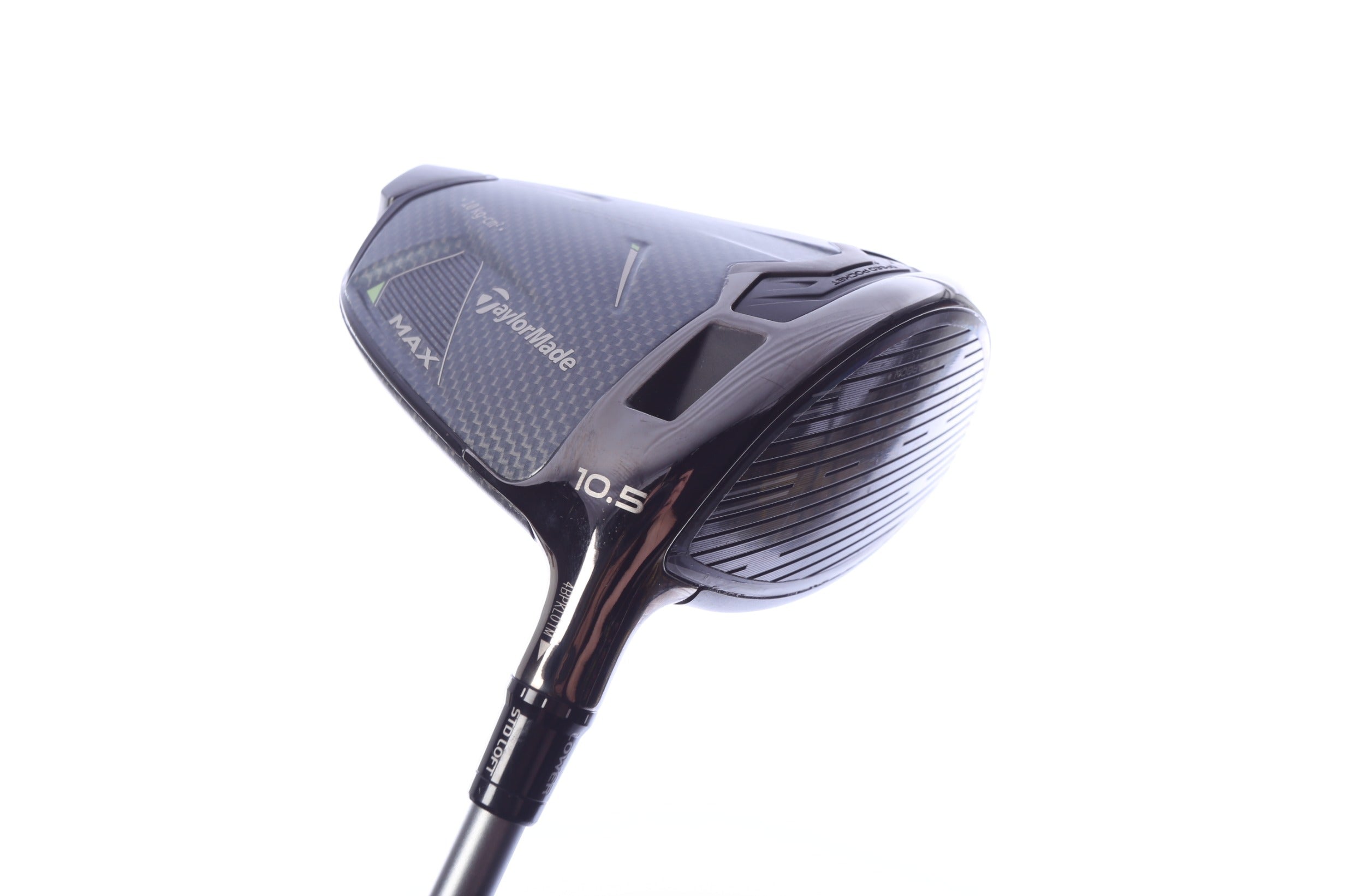 Used TaylorMade Qi35 MAX Driver - 10.5 Degrees - Stiff Flex Fujikura Air Speeder - Right-Handed