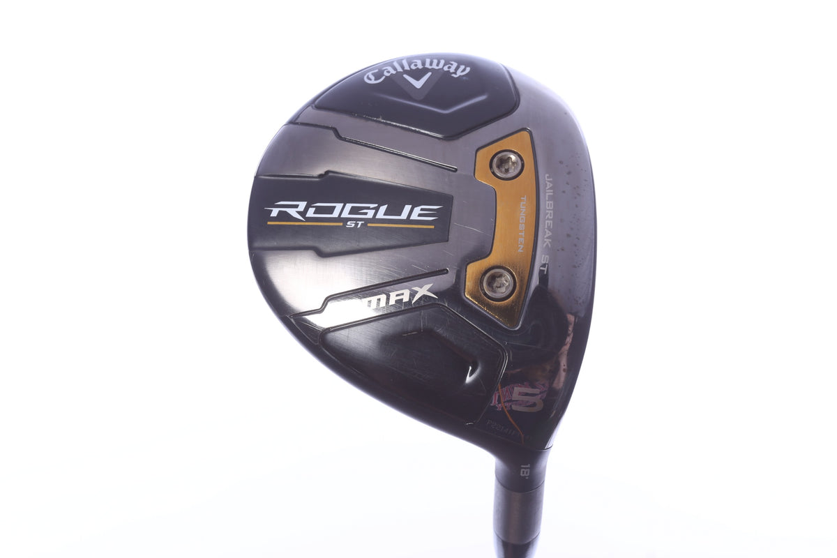 Used Callaway Rogue ST MAX 5-Wood - Right-Handed - 18 Degrees - Regular Flex