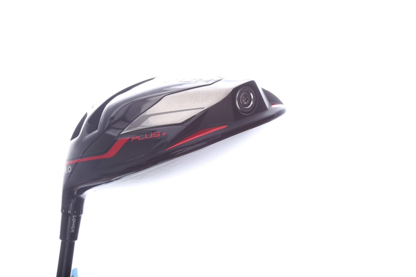 Used TaylorMade STEALTH PLUS Driver - 9 Degrees - Stiff Flex Project X HZRDUS Smoke Red RDX - Left-Handed-Next Round