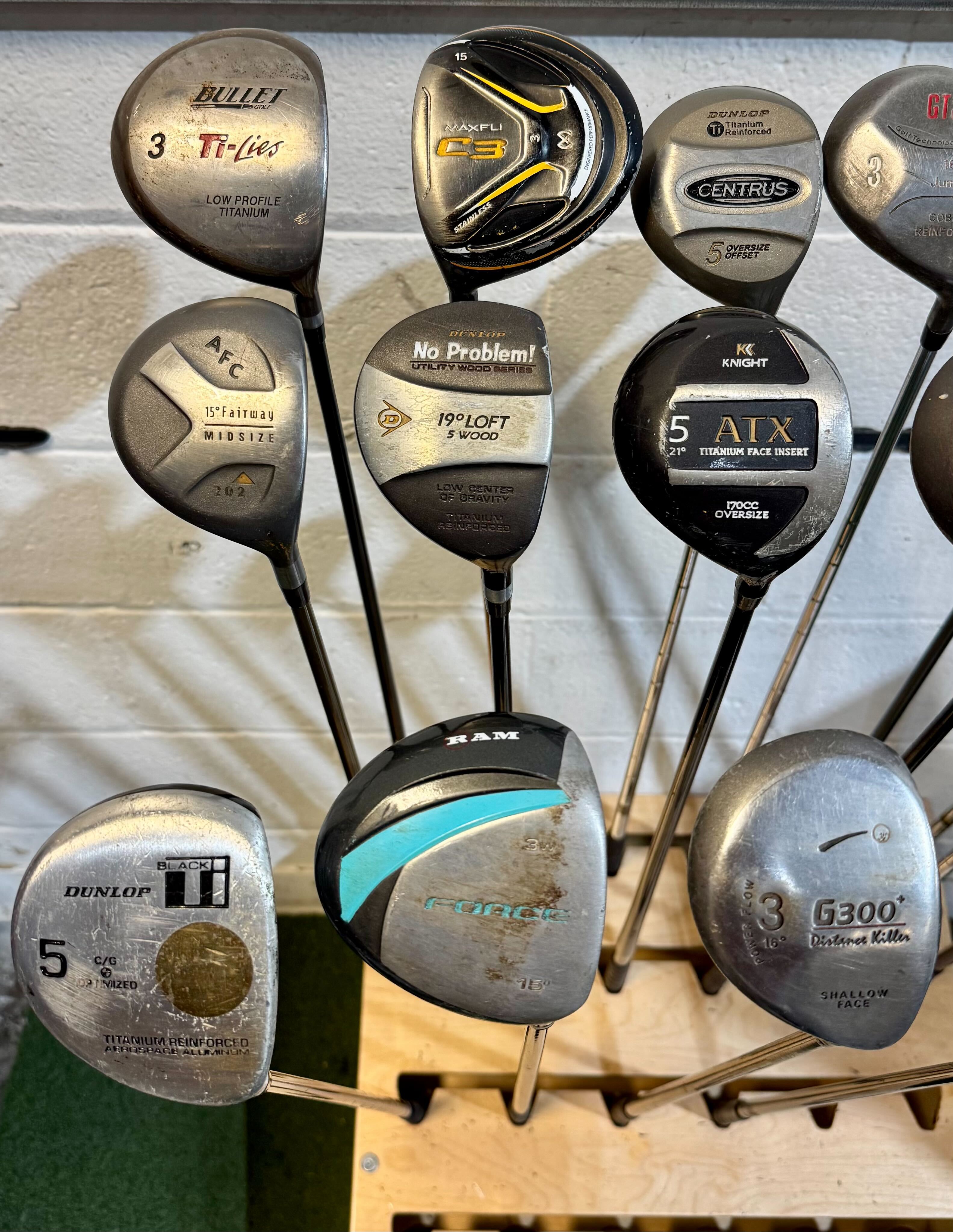 Wholesale Lot of 40 Golf Clubs - Assorted Fairway Woods-Next Round