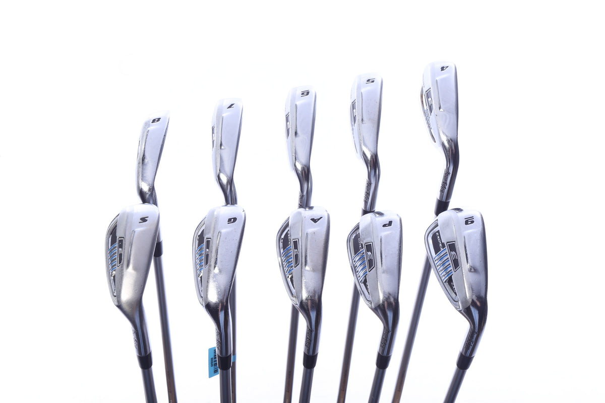 Used Tour Edge Exotics EXS Iron Set - Right-Handed - 4-PW, AW, GW, SW - Seniors Flex-Next Round