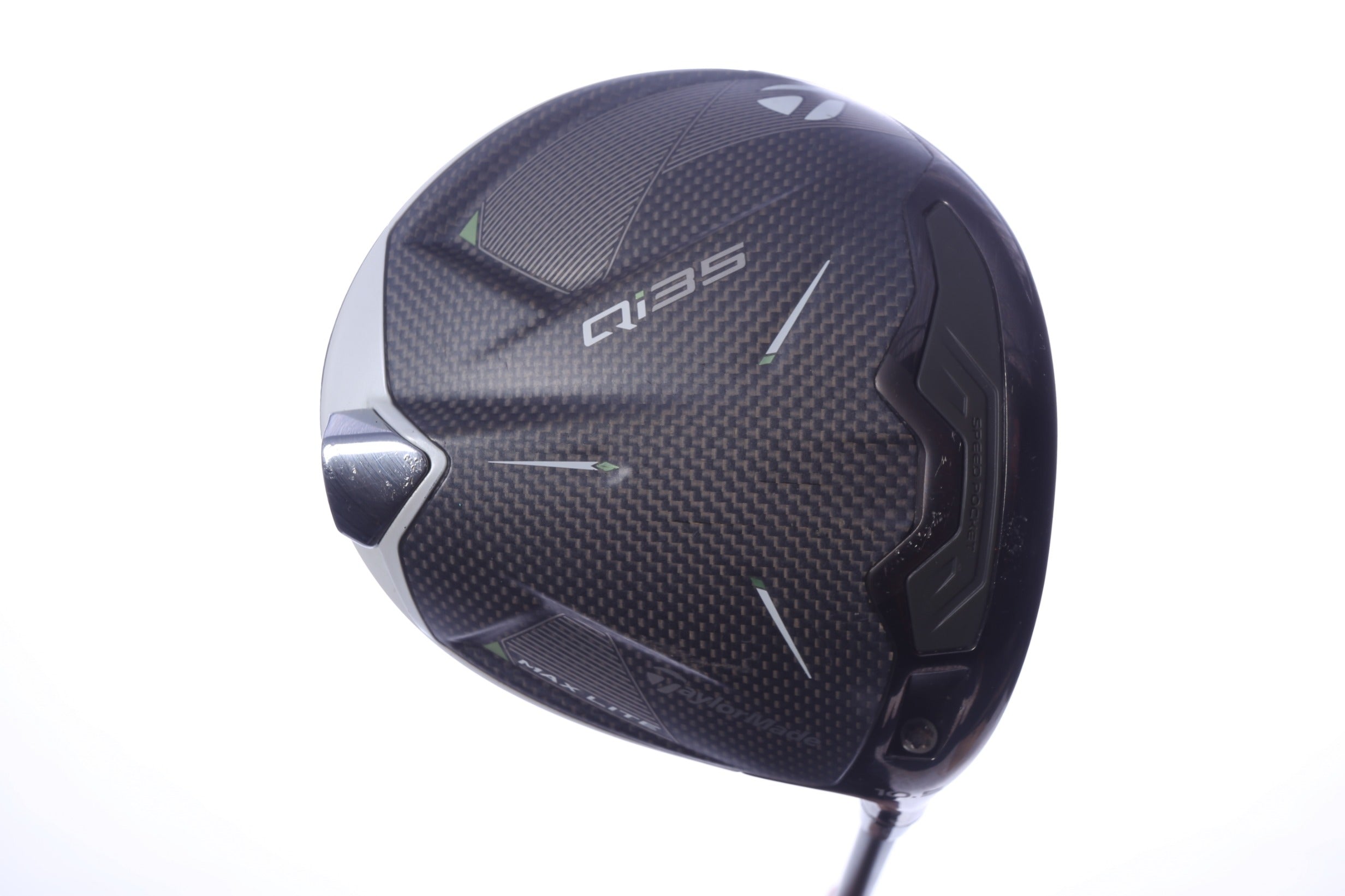 Used TaylorMade Qi35 MAX Lite Driver - 10.5 Degrees - Seniors Flex Mitsubishi Vanquish PL - Right-Handed-Next Round