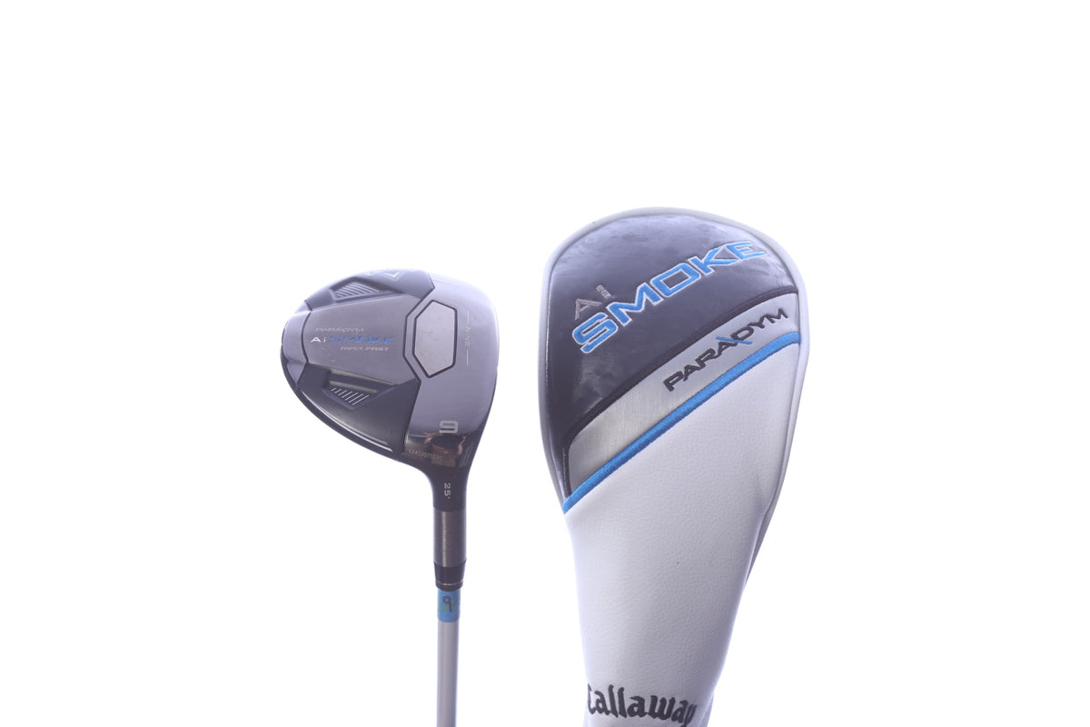 Used Callaway Paradym Ai Smoke MAX Fast 9-Wood - Right-Handed - 25 Degrees - Ladies Flex