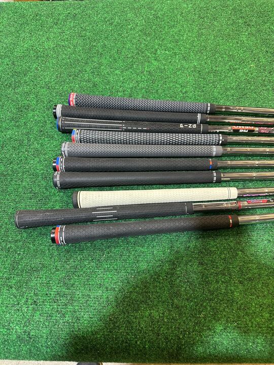 Wholesale Lot of 10 Assorted Fitting Club Steel Shafts with Various Adaptors-Next Round