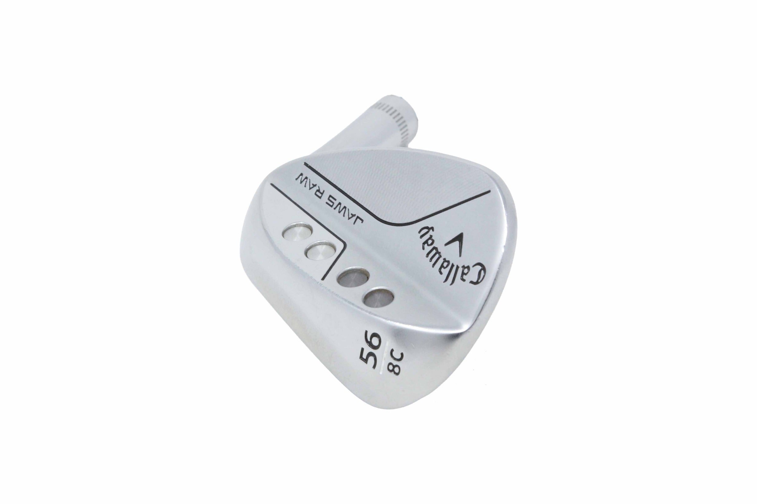 Used Callaway JAWS Raw Chrome Lob Wedge - HEAD ONLY - Right-Handed - 56 Degrees