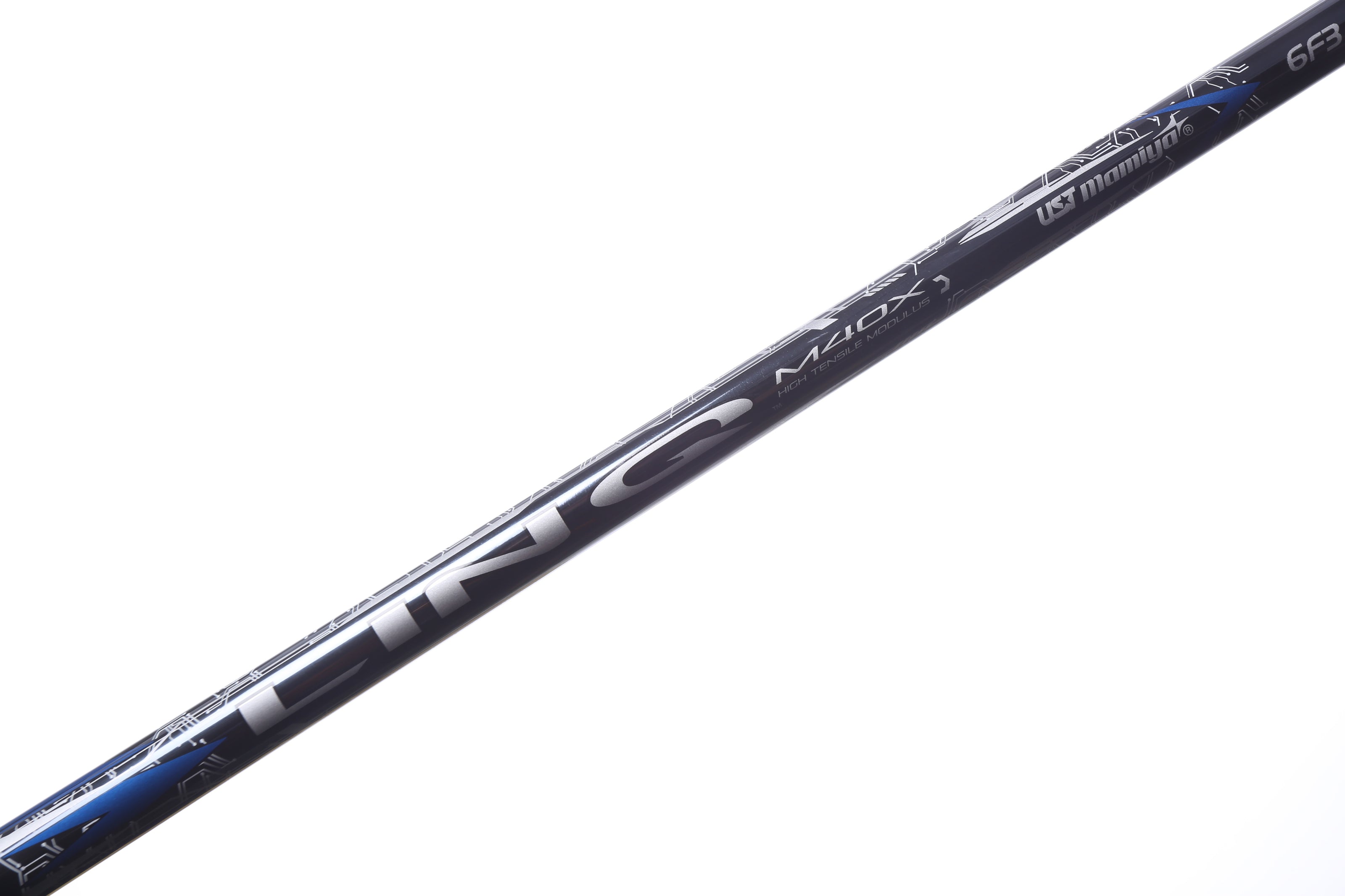 Used Ust Mamiya Lin-Q M40X Blue Driver Shaft Regular Flex Graphite - 42.75 in - Cobra Adapter-Next Round