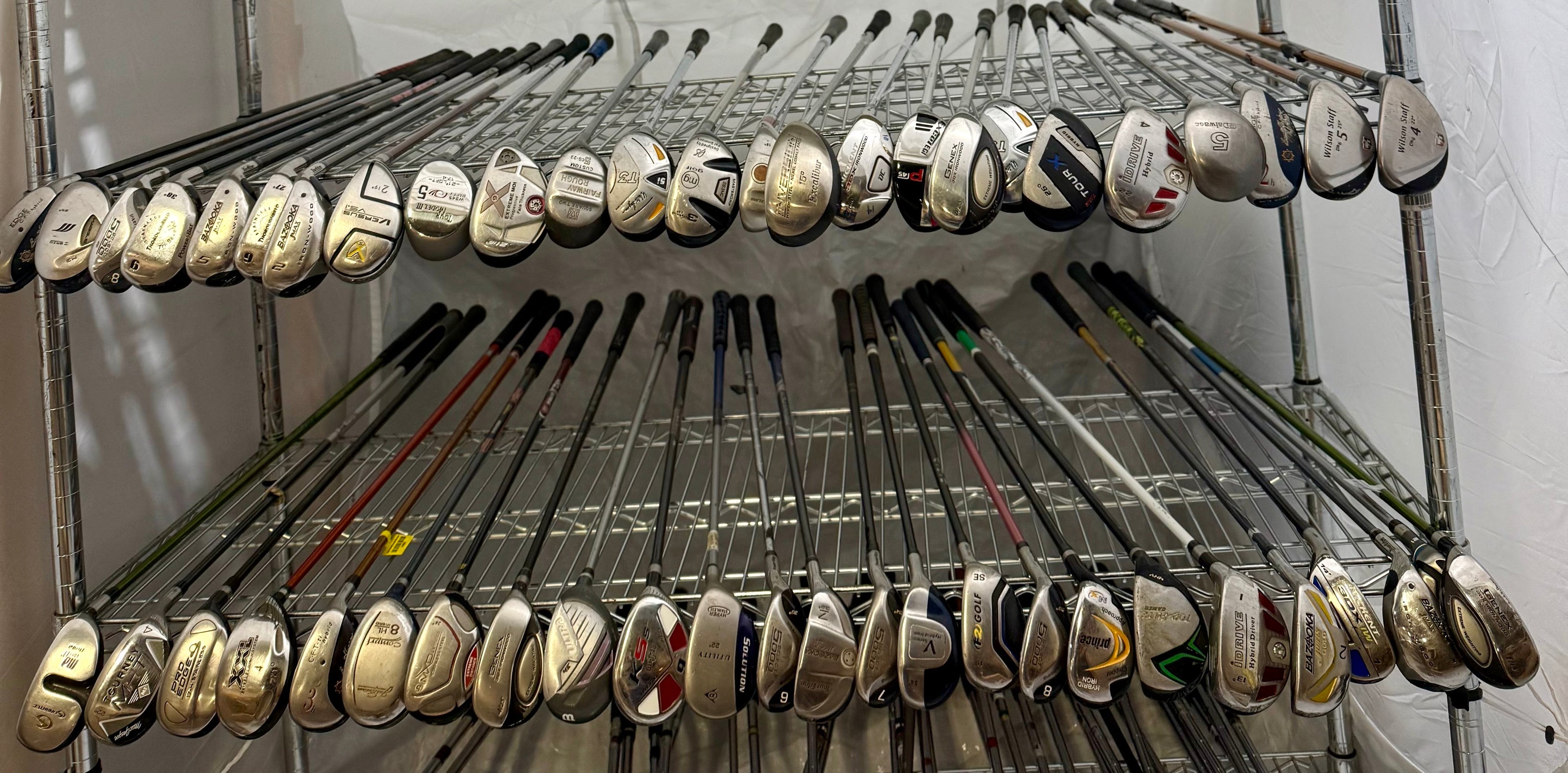 Wholesale Lot 50 Golf Clubs - Assorted Hybrids-Next Round