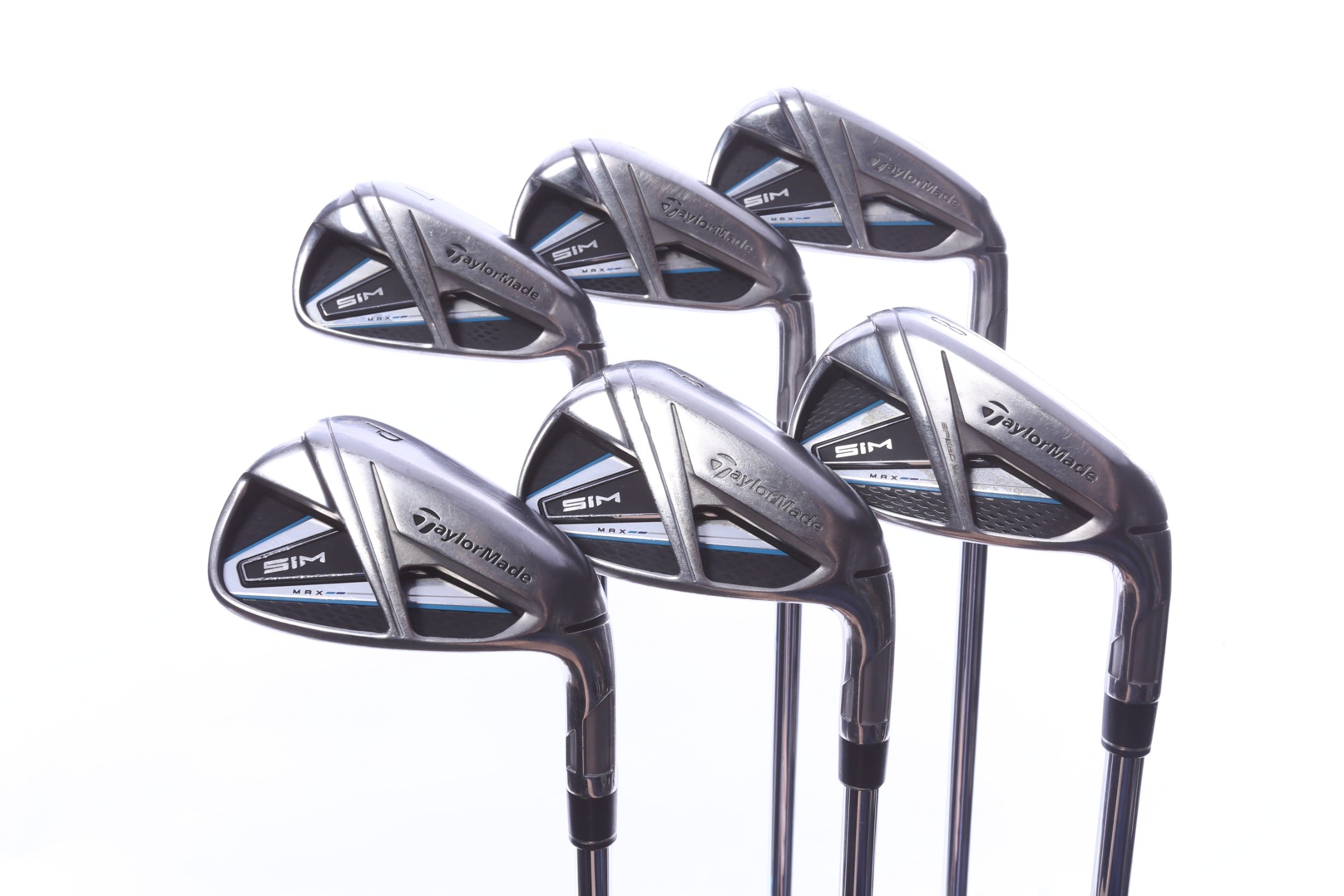 Used TaylorMade SIM MAX Iron Set - Right-Handed - 5-PW - Regular Flex-Next Round