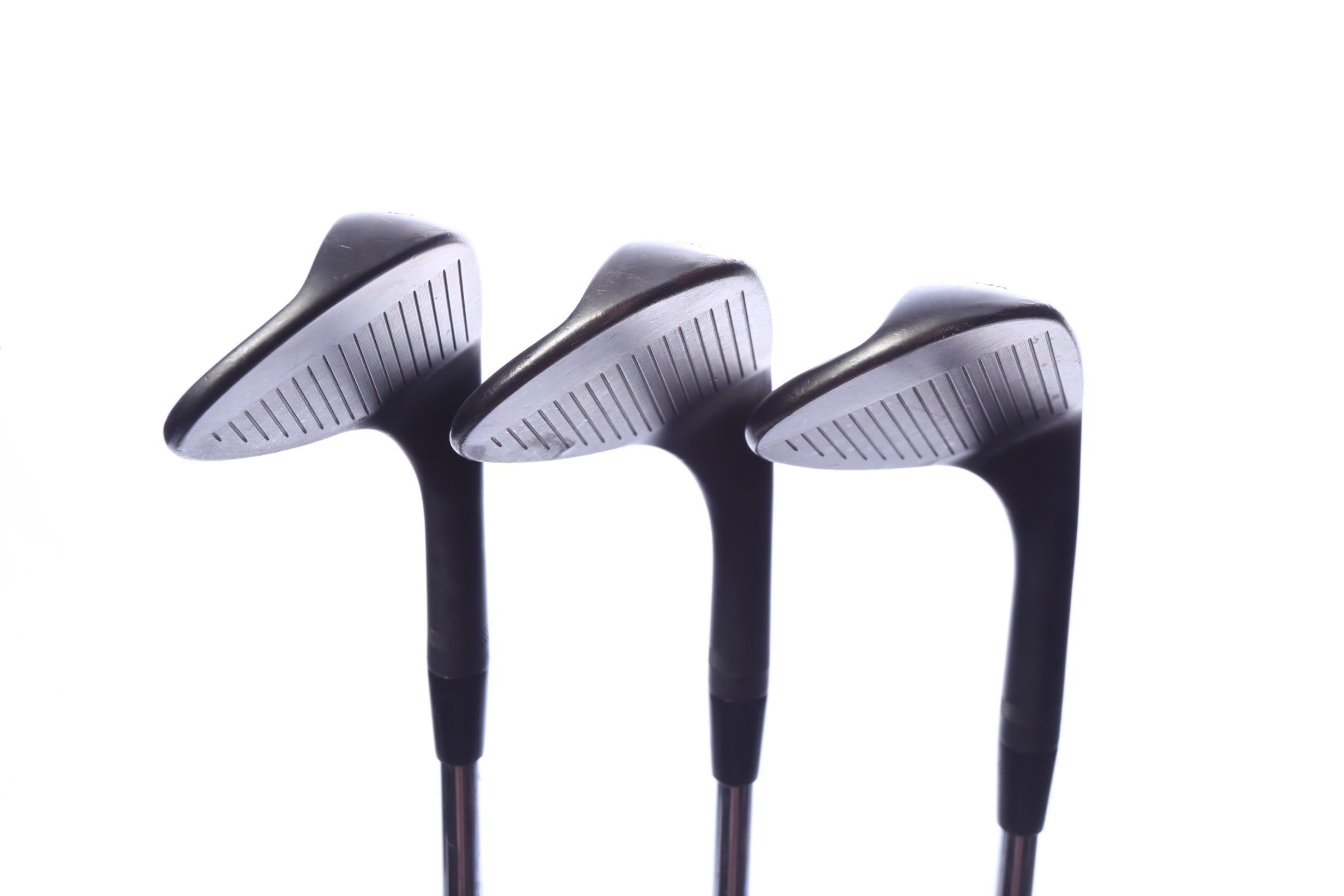 Used Titleist Vokey SM10 Jet Black Wedge Set - Left-Handed - 52*, 56*, 60* - Stiff Flex