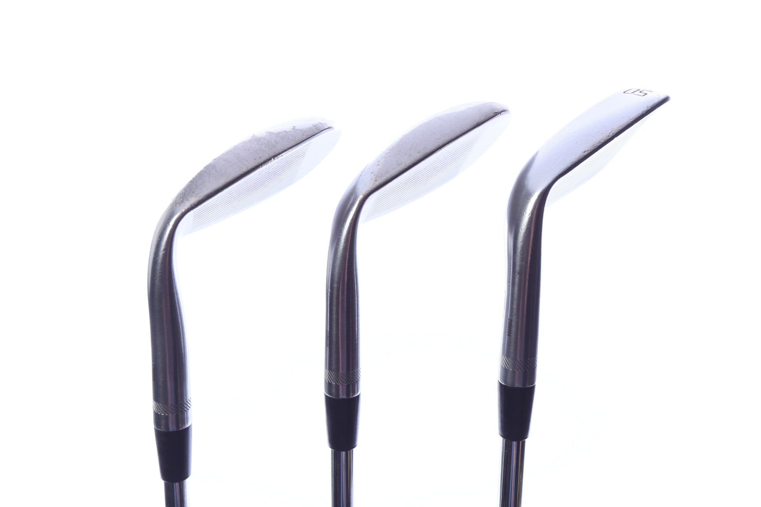 Used Titleist Vokey SM9 Tour Chrome Wedge Set - Right-Handed - 50*, 54*, 60* - Extra Stiff Flex