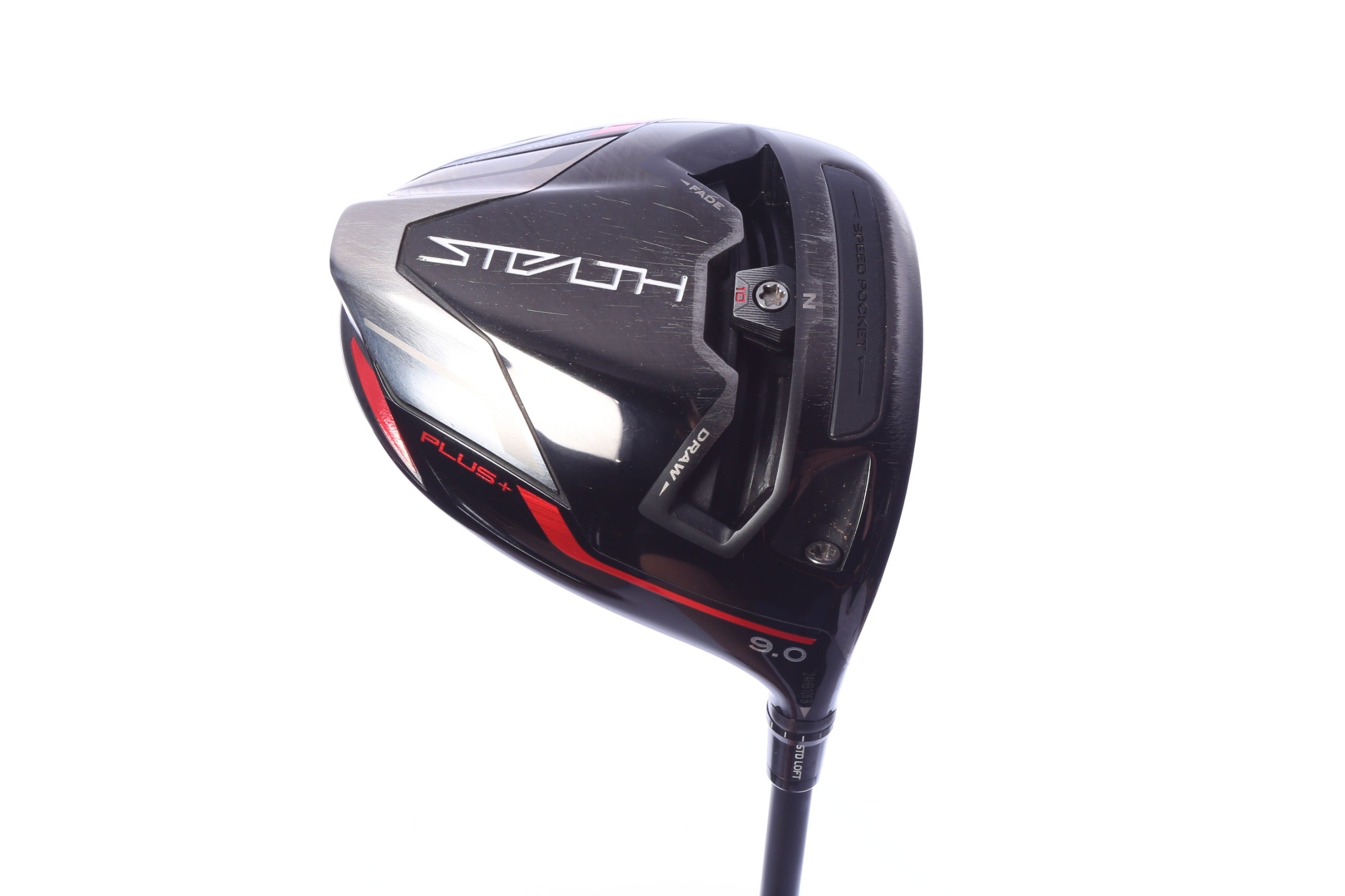 Used TaylorMade STEALTH PLUS Driver - 9 Degrees - Stiff Flex Mitsubishi REAX - Right-Handed