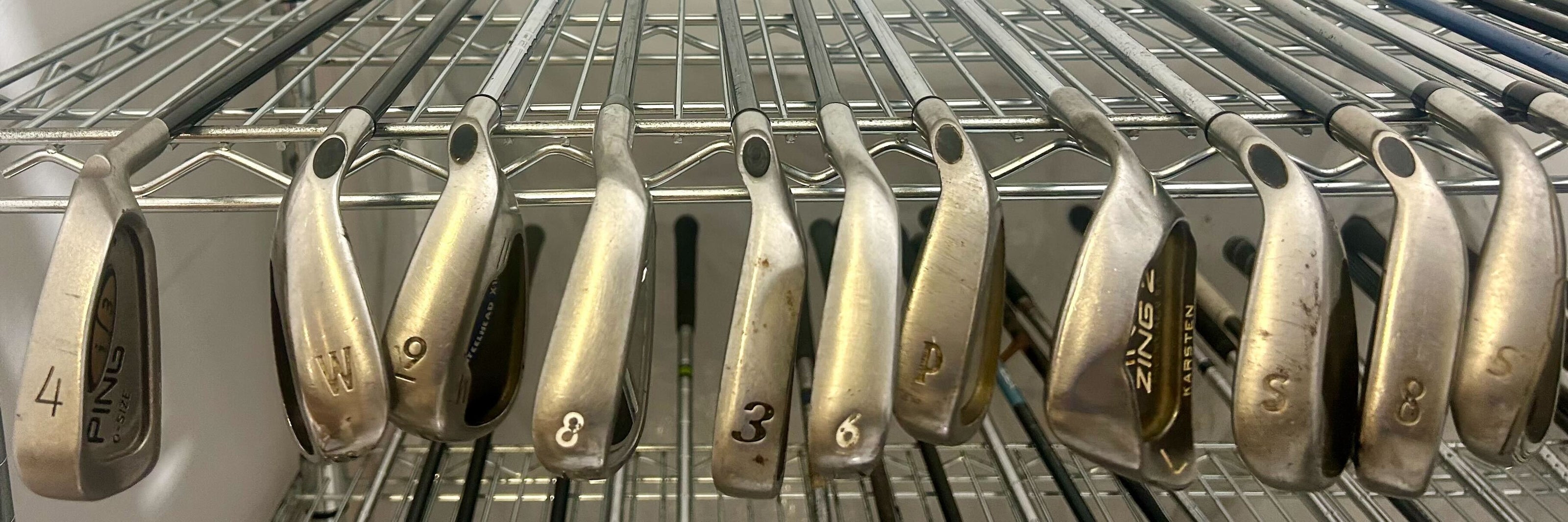 Wholesale Lot of 50 Golf Clubs - Assorted Callaway, Ping, and Cobra single irons-Next Round