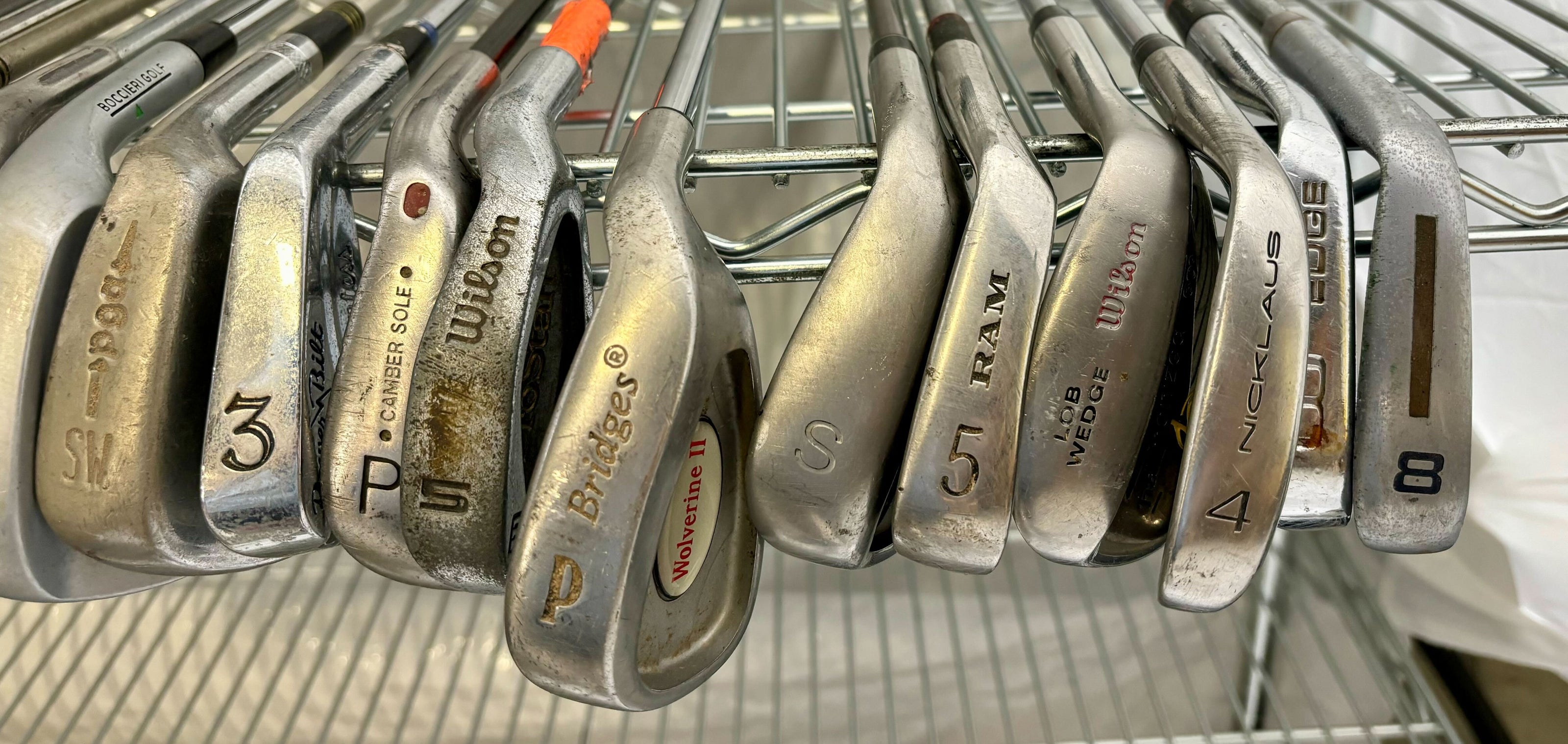 Wholesale Lot of 50 Golf Clubs - Assorted Irons and Wedges-Next Round