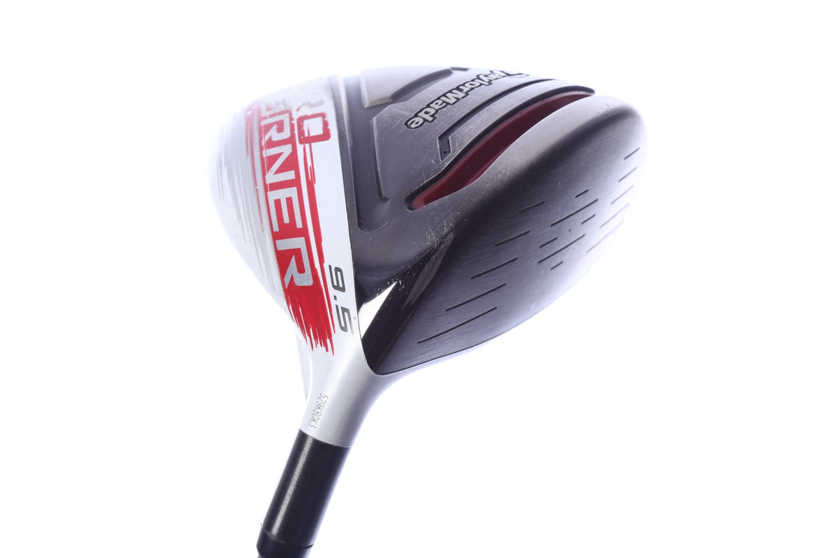 Used TaylorMade AeroBurner TP Driver - 9.5 Degrees - Stiff Flex Matrix Ozik White Tie X4 - Right-Handed