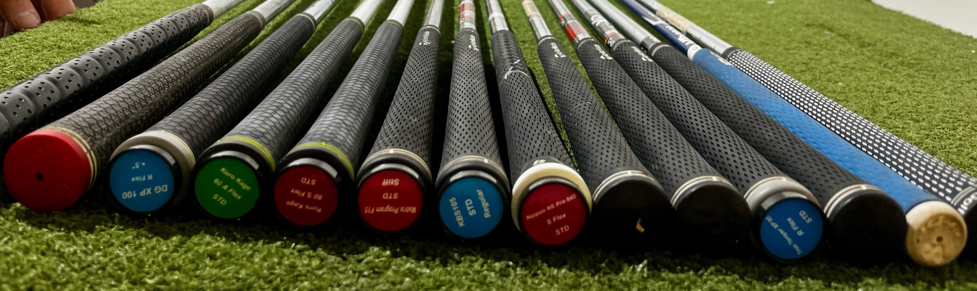 Wholesale Lot of 14 Golf Shafts - Assorted Fitting Shafts-Next Round