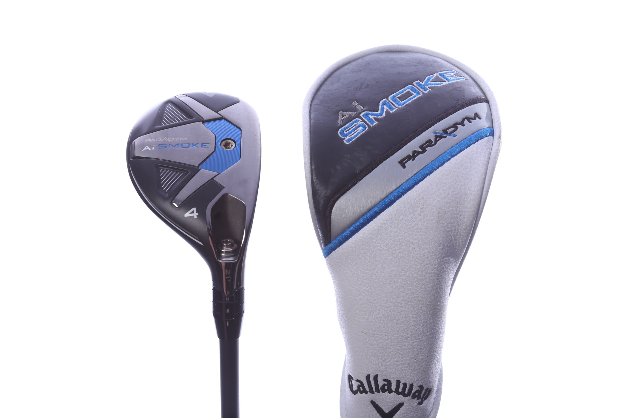 Used Callaway Paradym Ai Smoke 4H Hybrid - Right-Handed - 21 Degrees - Stiff Flex