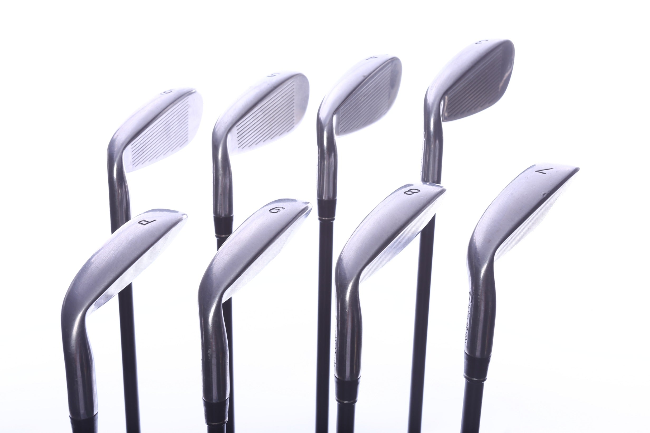Used TaylorMade rac OS 2005 Iron Set - Right-Handed - 3-PW - Regular Flex