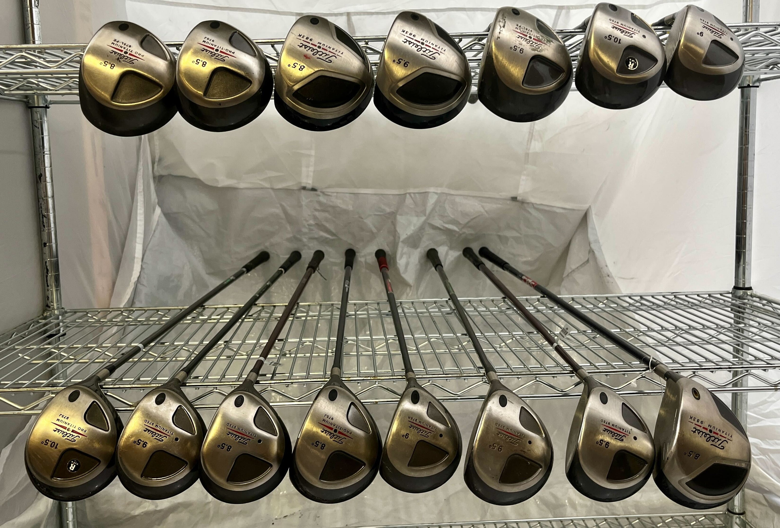 Wholesale Lot 15 Golf Clubs - Titleist Drivers-Next Round
