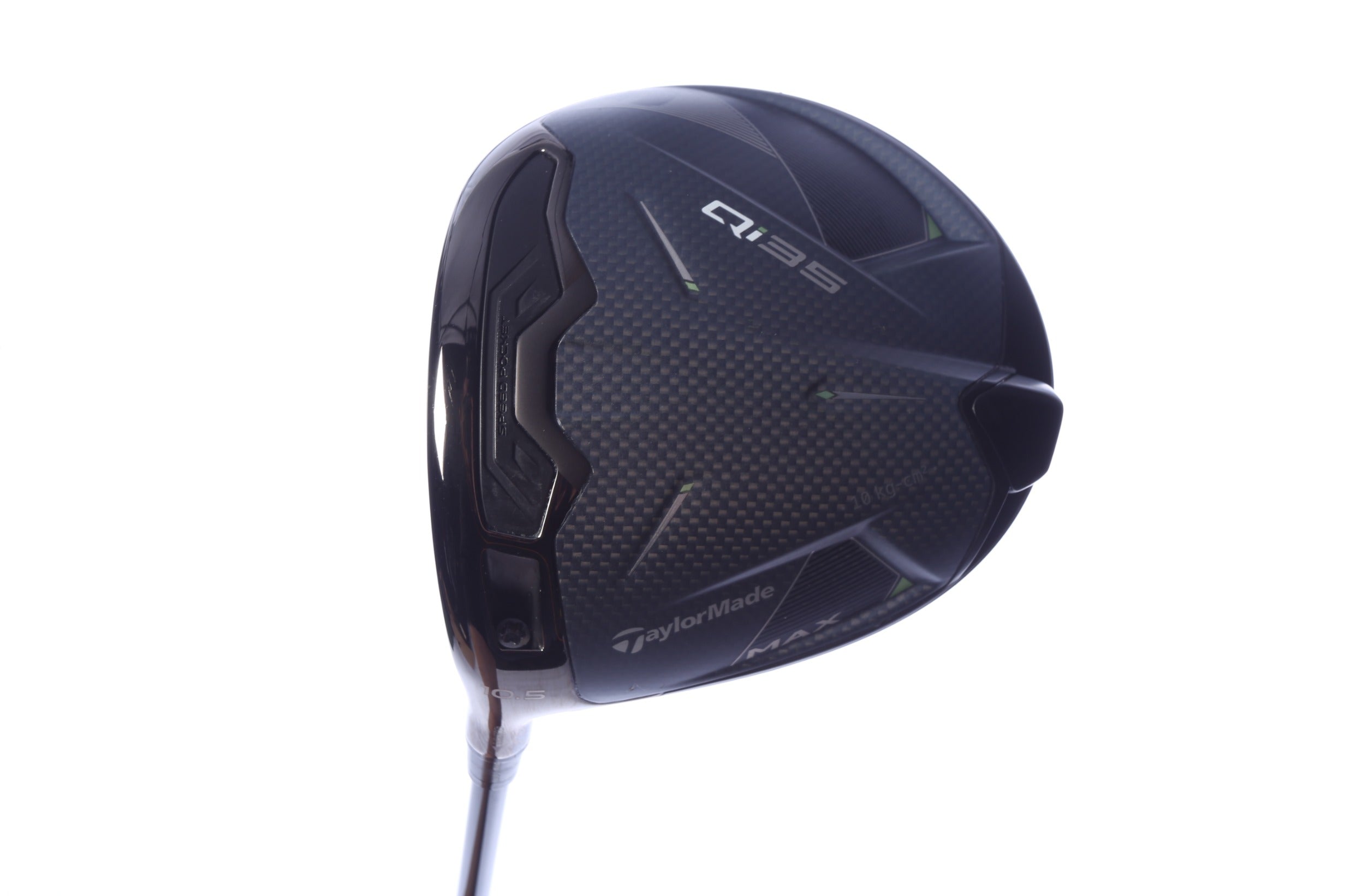 Used TaylorMade Qi35 MAX Driver - 10.5 Degrees - Stiff Flex Project X Hzrdus Smoke RDX Red - Left-Handed