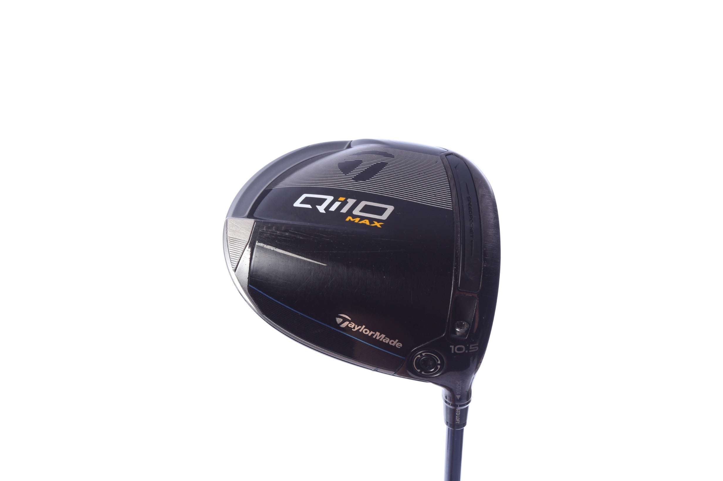 Used TaylorMade Qi10 MAX Driver - 10.5 Degrees - Stiff Flex Fujikura Ventus Blue - Right-Handed