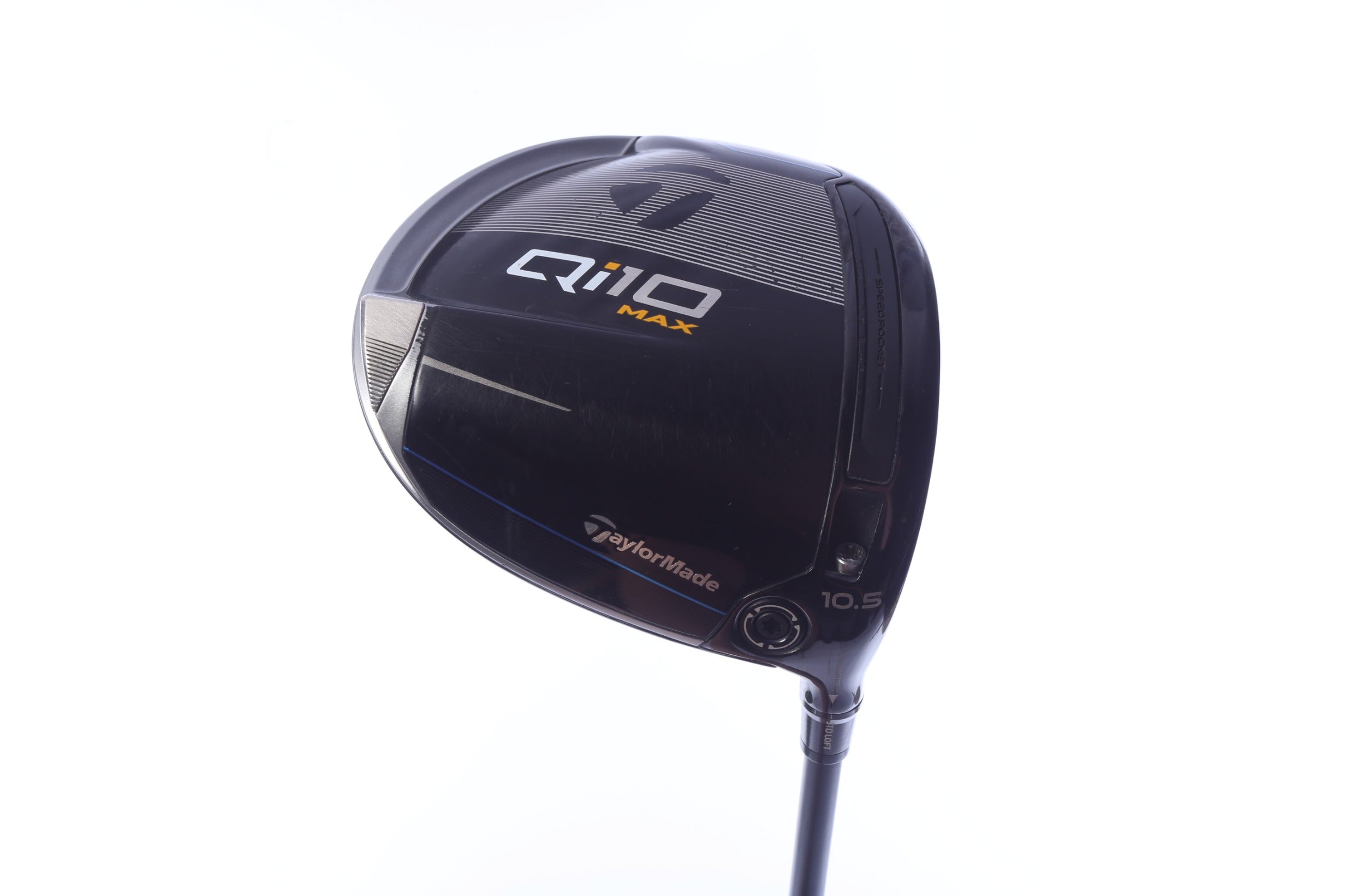 Used TaylorMade Qi10 MAX Driver - 10.5 Degrees - Extra Stiff Flex Mitsubishi Tensei AV Black Limited - Right-Handed