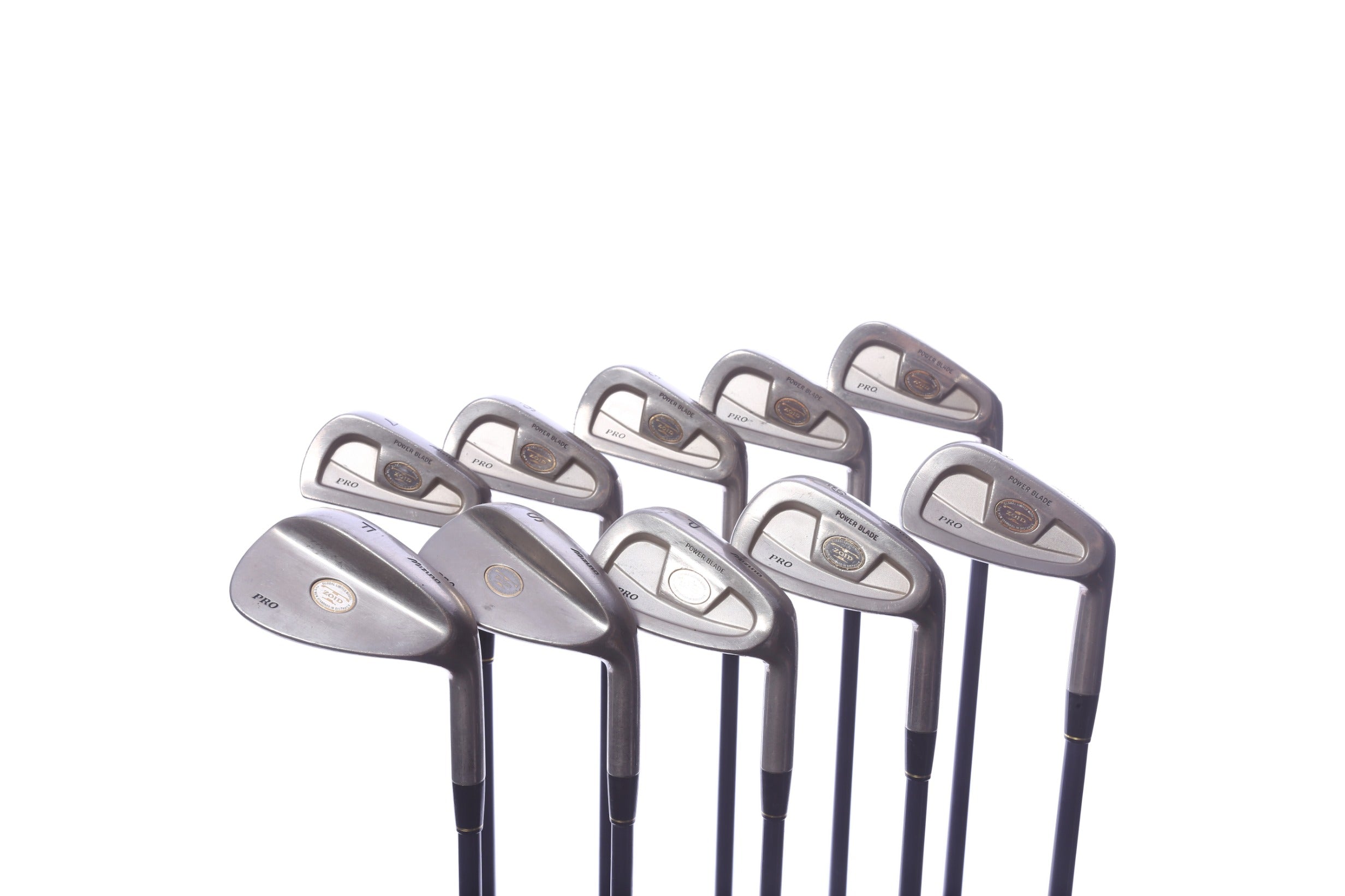 Used Mizuno T-ZOID Pro Forged Iron Set - Right-Handed - 3-PW, GW, SW - Seniors Flex