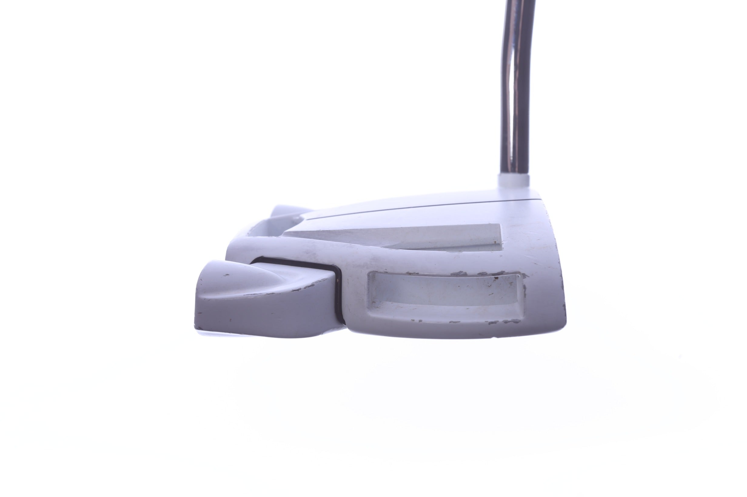 Used TaylorMade Spider Ghost White Double Bend Putter - Right-Handed - 35 in - Mallet