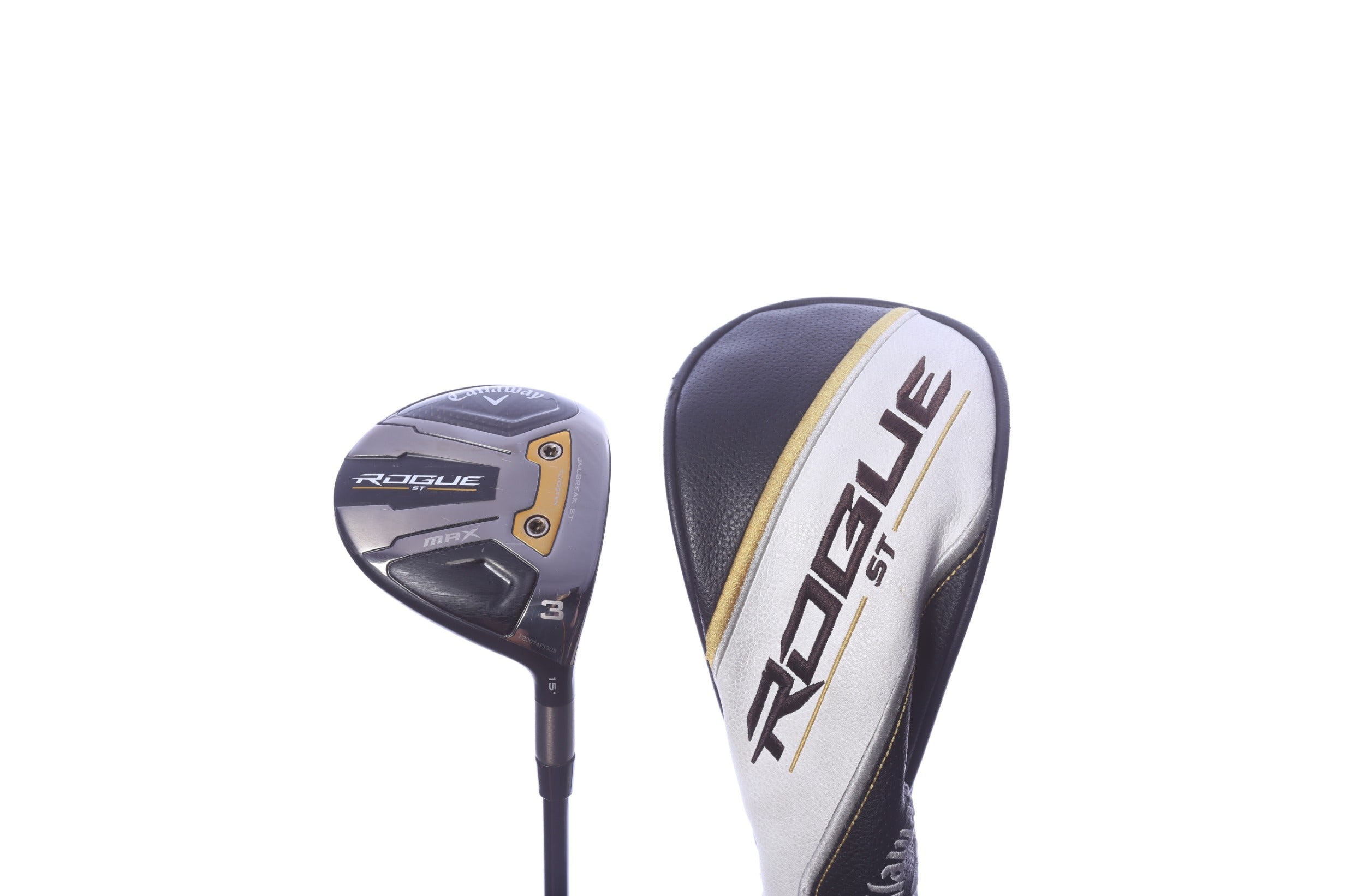 Used Callaway Rogue ST MAX 3-Wood - Right-Handed - 15 Degrees - Stiff Flex
