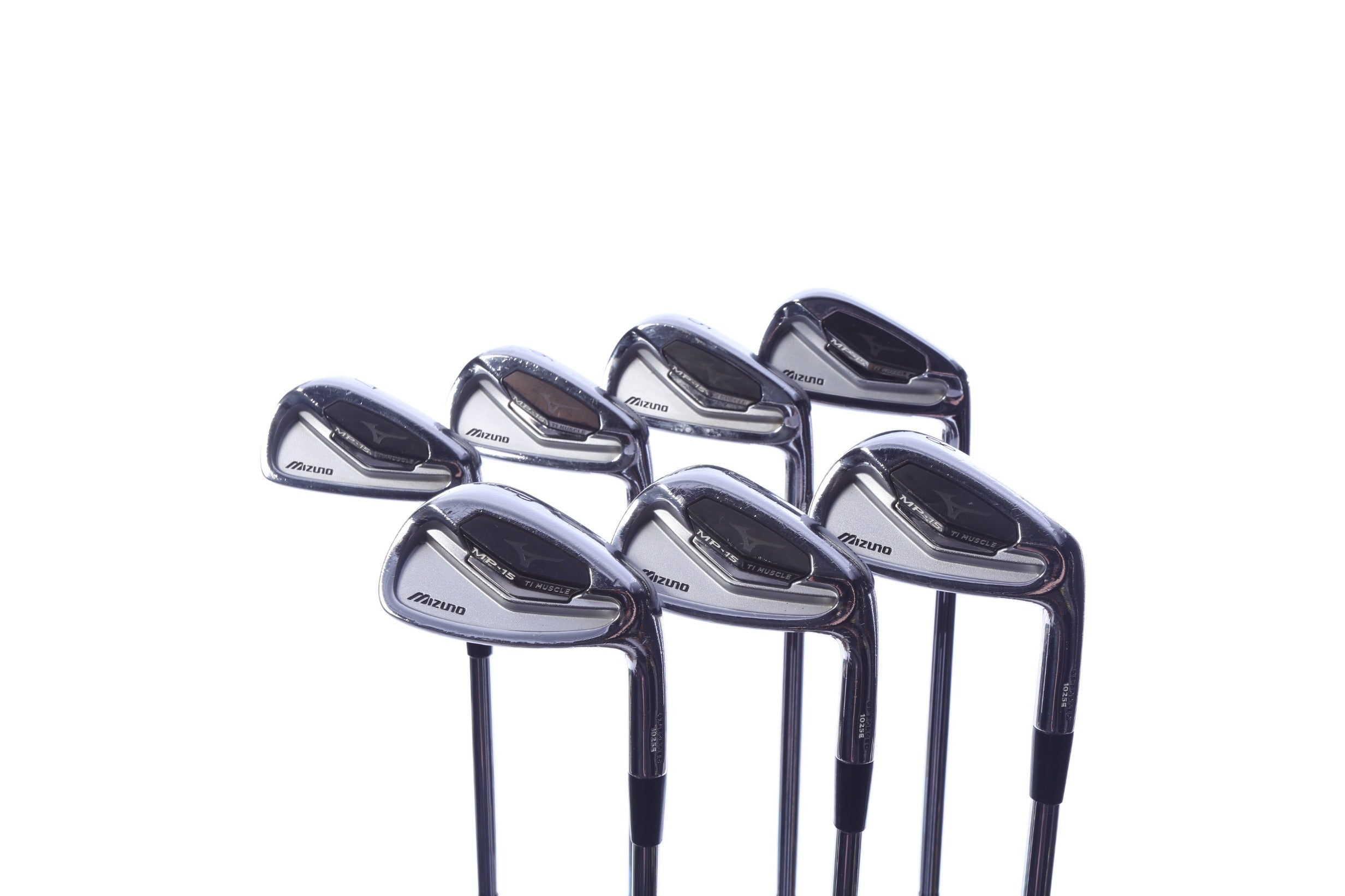 Used Mizuno MP 15 Iron Set - Right-Handed - 4-PW - Extra Stiff Flex
