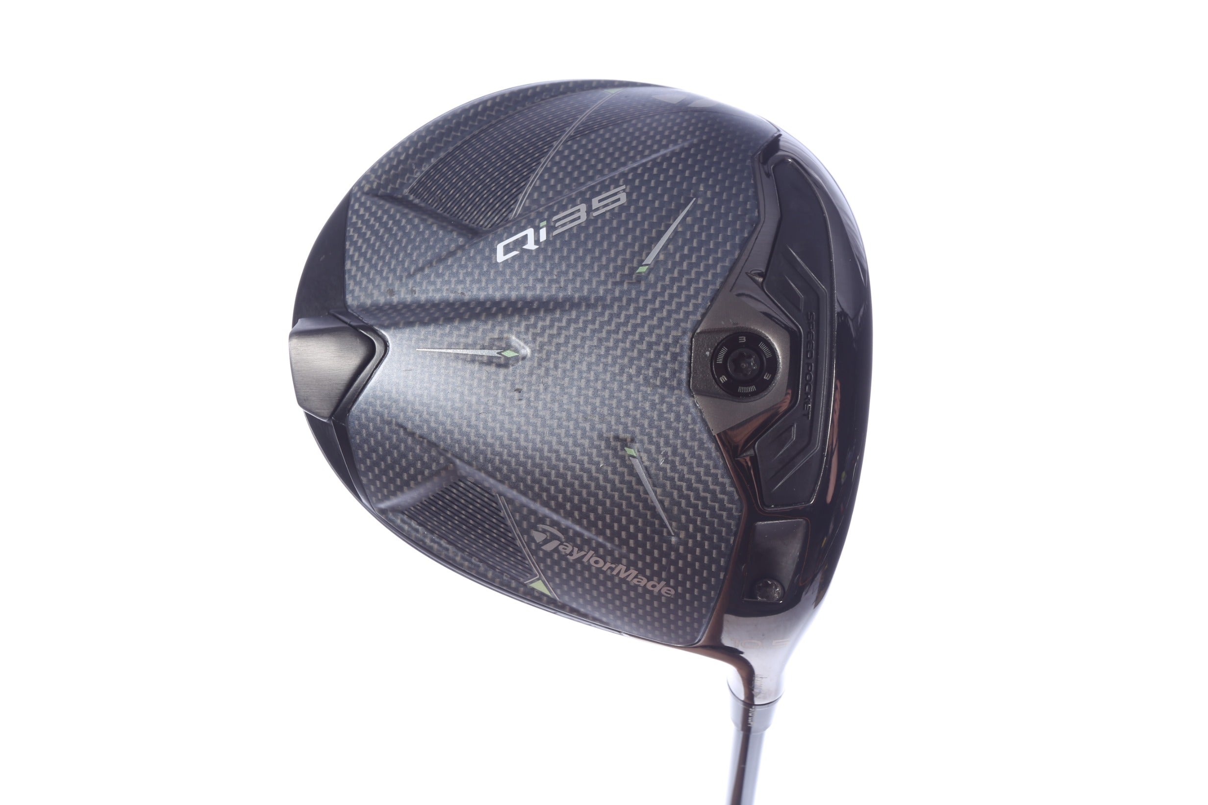 Used TaylorMade Qi35 Driver - 10.5 Degrees - Stiff Flex Project X HZRDUS SMOKE RDX Red - Right-Handed-Next Round