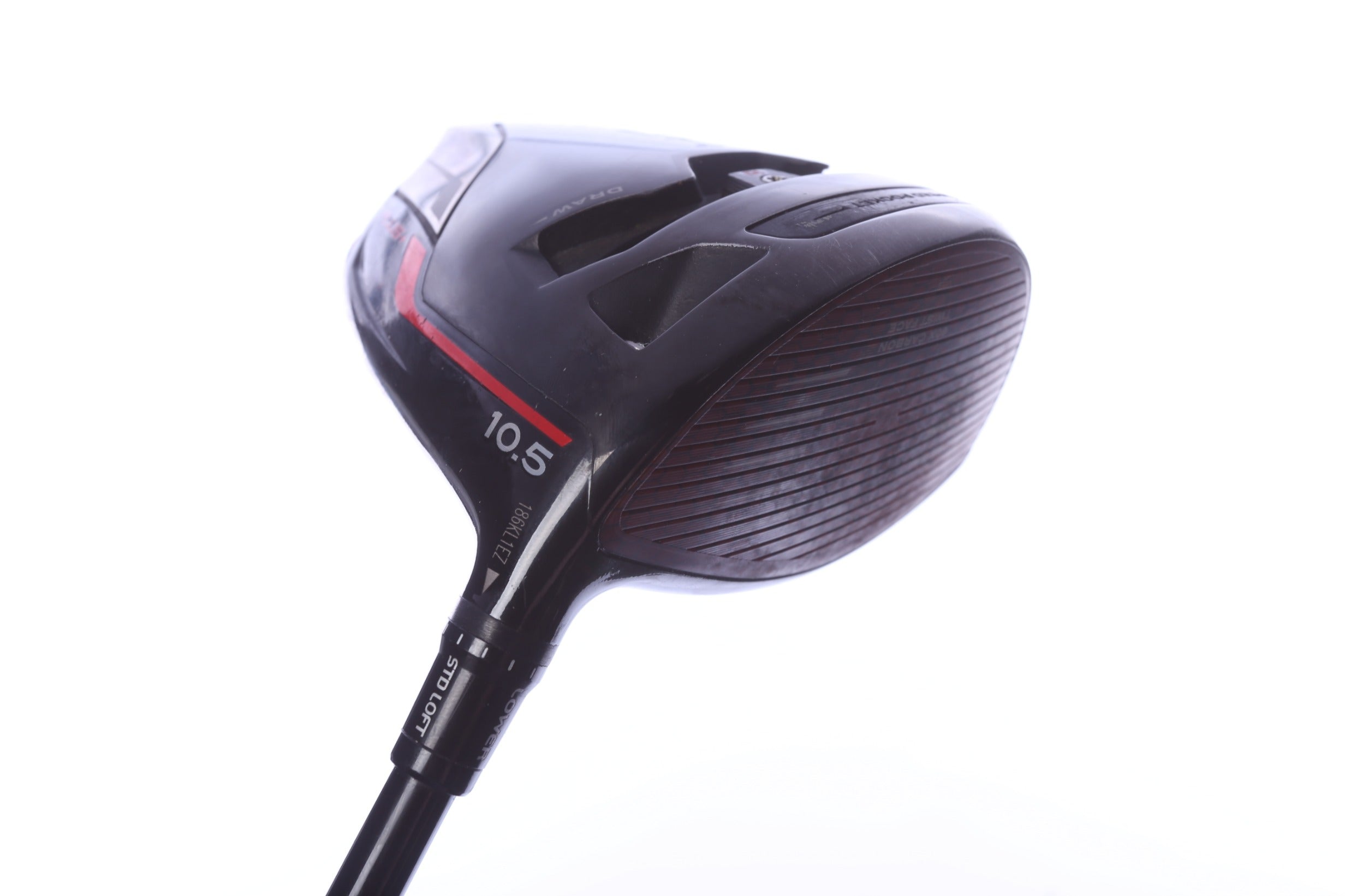 Used TaylorMade STEALTH PLUS Driver - 10.5 Degrees - Stiff Flex Project X HZRDUS SMOKE Red RDX - Right-Handed