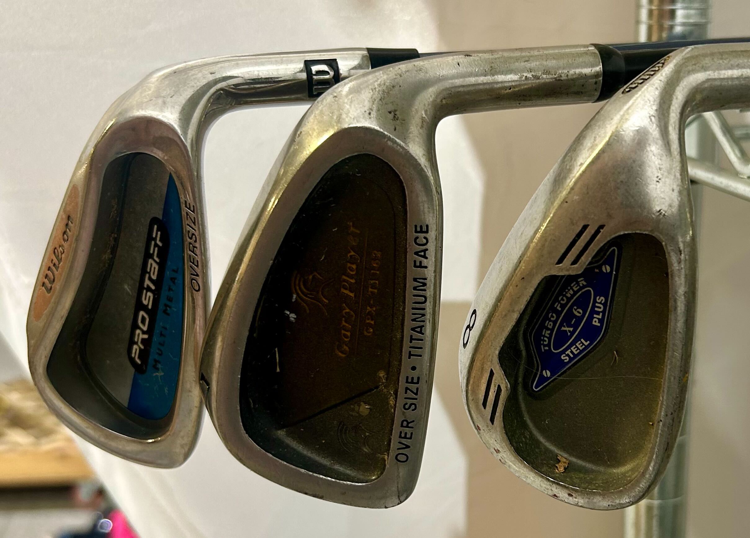 Wholesale Lot of 50 Golf Clubs - Right and Left-Handed Assorted Wilson Irons-Next Round