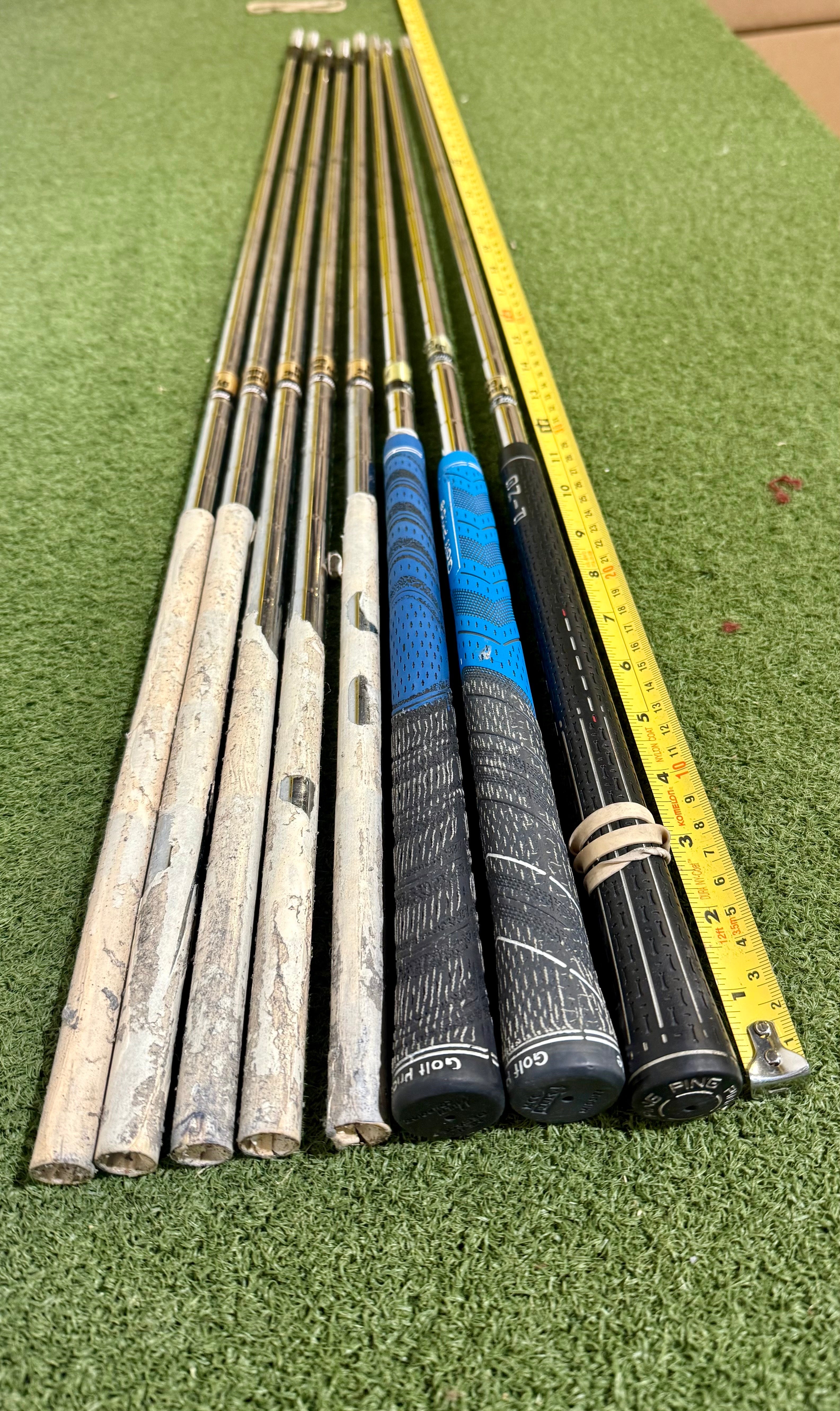 Wholesale Lot of 8 Golf Shafts - True Temper - Dynamic Gold R300-Next Round