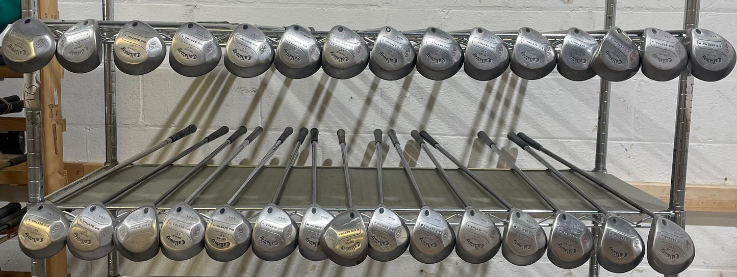 Wholesale Lot of 30 Golf Clubs - Callaway Big Bertha S2H2 Drivers-Next Round